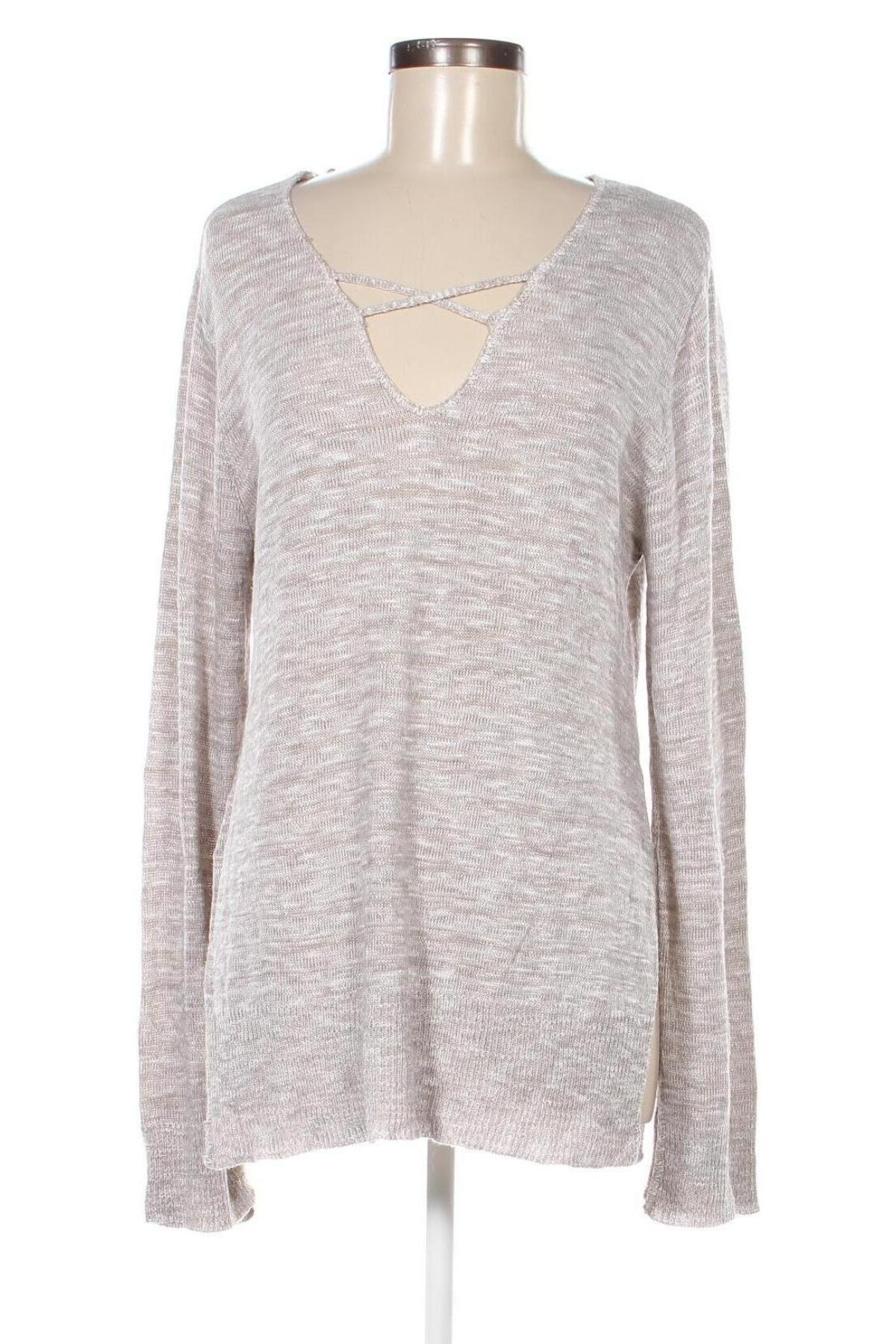 Γυναικείο πουλόβερ Miami Style, Μέγεθος L, Χρώμα Γκρί, Τιμή 7,18 €