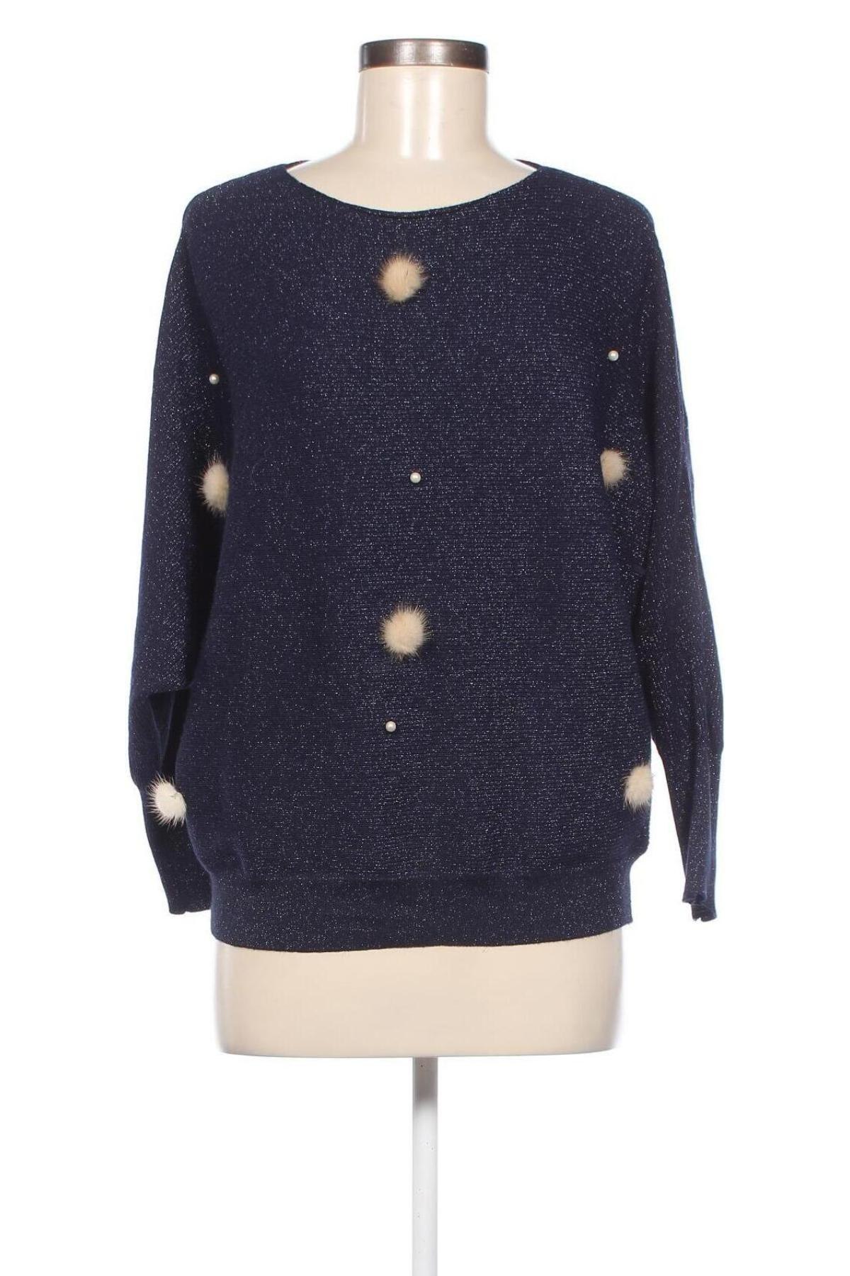 Дамски пуловер Millenium, Размер M, Цвят Син, Цена 11,60 лв.
