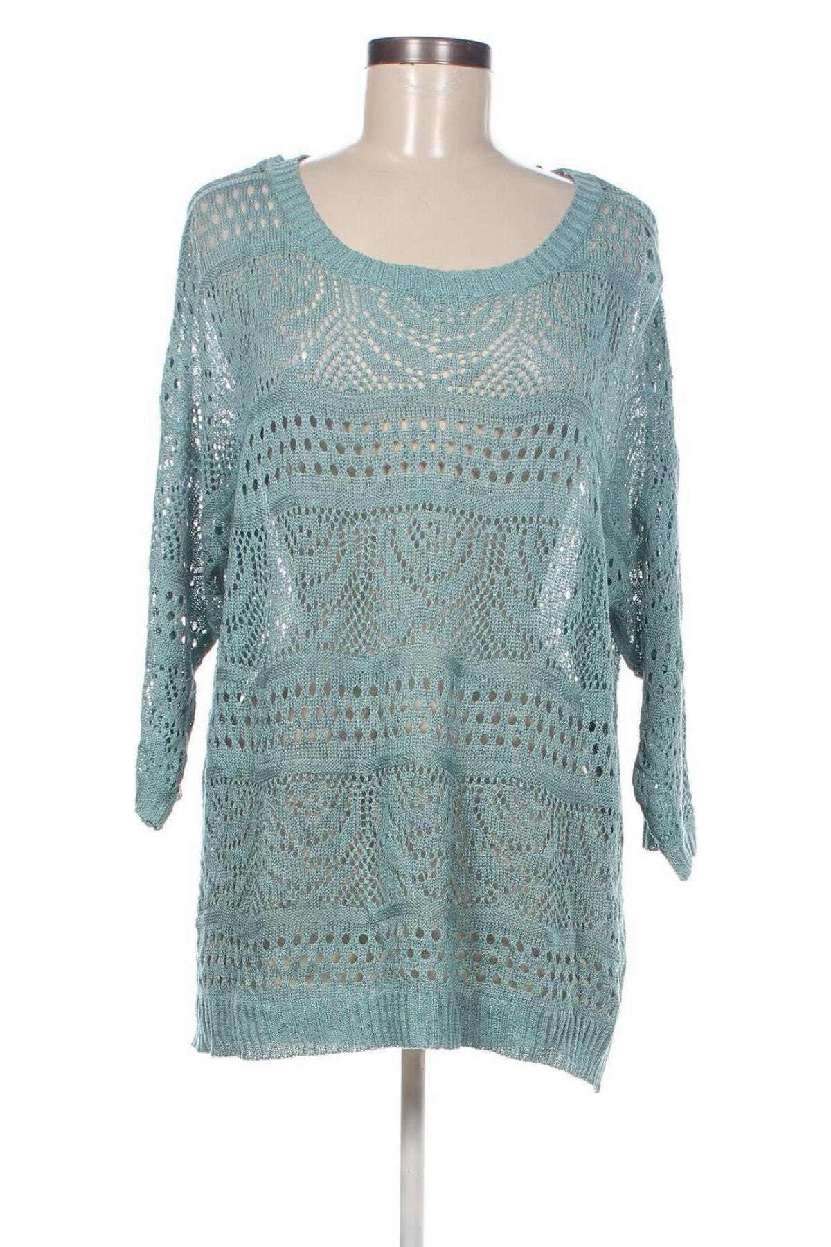 Γυναικείο πουλόβερ Miss Etam, Μέγεθος XL, Χρώμα Μπλέ, Τιμή 5,07 €