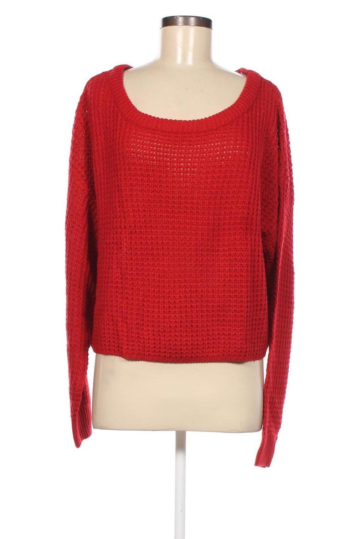 Γυναικείο πουλόβερ Missguided, Μέγεθος XL, Χρώμα Κόκκινο, Τιμή 10,91 €