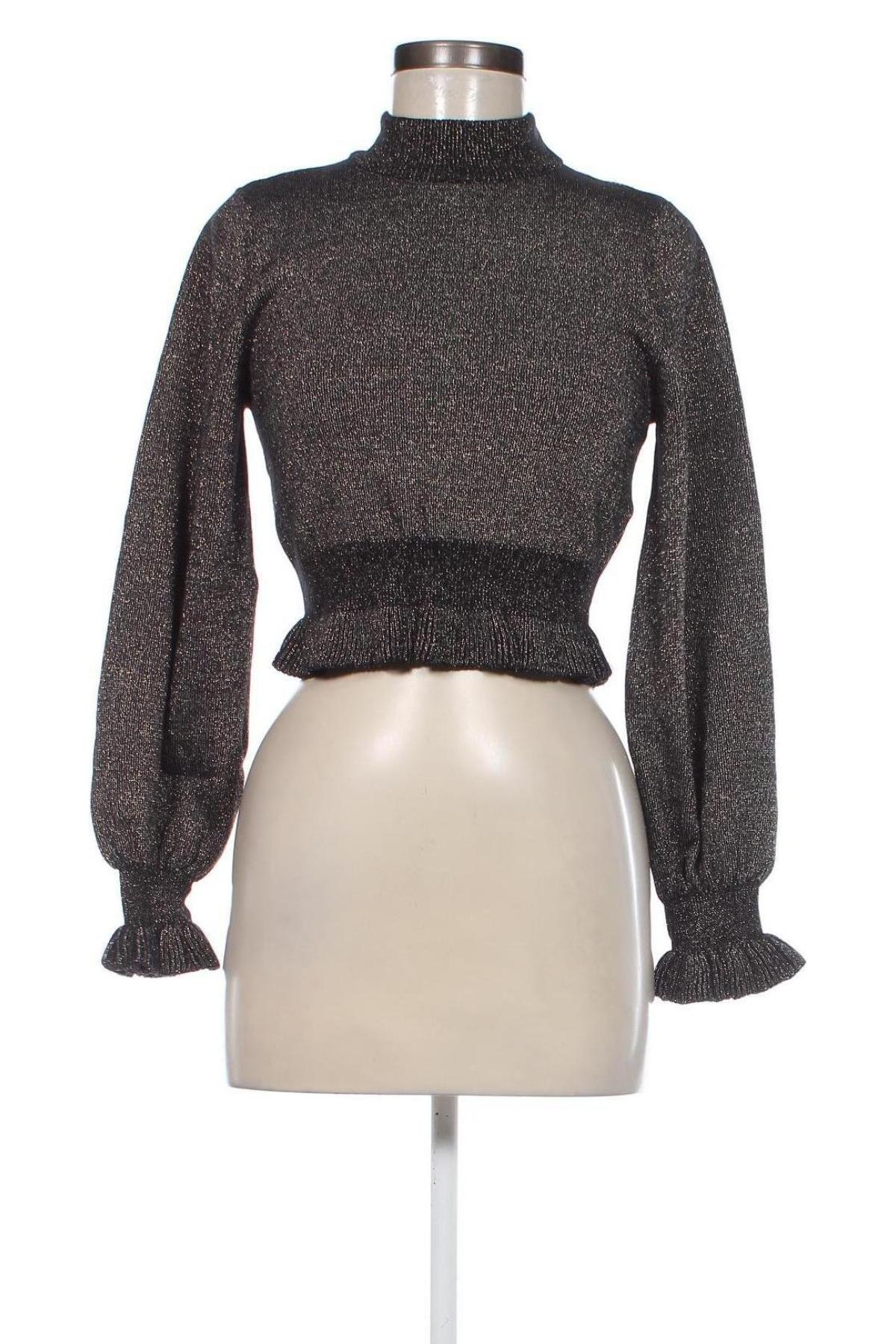 Дамски пуловер Monki, Размер XXS, Цвят Черен, Цена 22,40 лв.