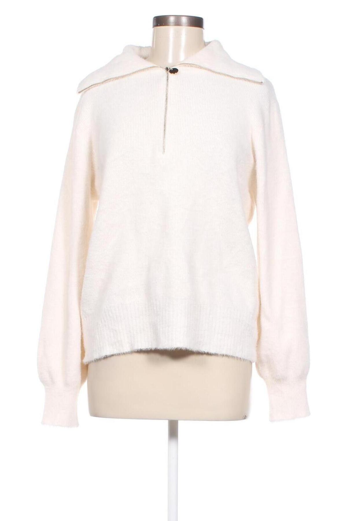Дамски пуловер Morgan, Размер L, Цвят Бял, Цена 16,40 лв.