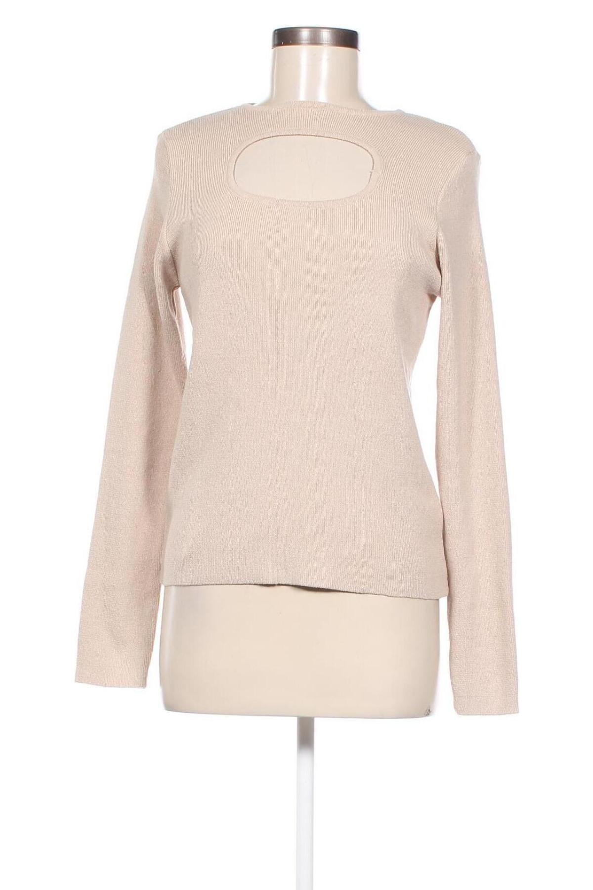 Γυναικείο πουλόβερ NU-IN, Μέγεθος L, Χρώμα  Μπέζ, Τιμή 15,82 €