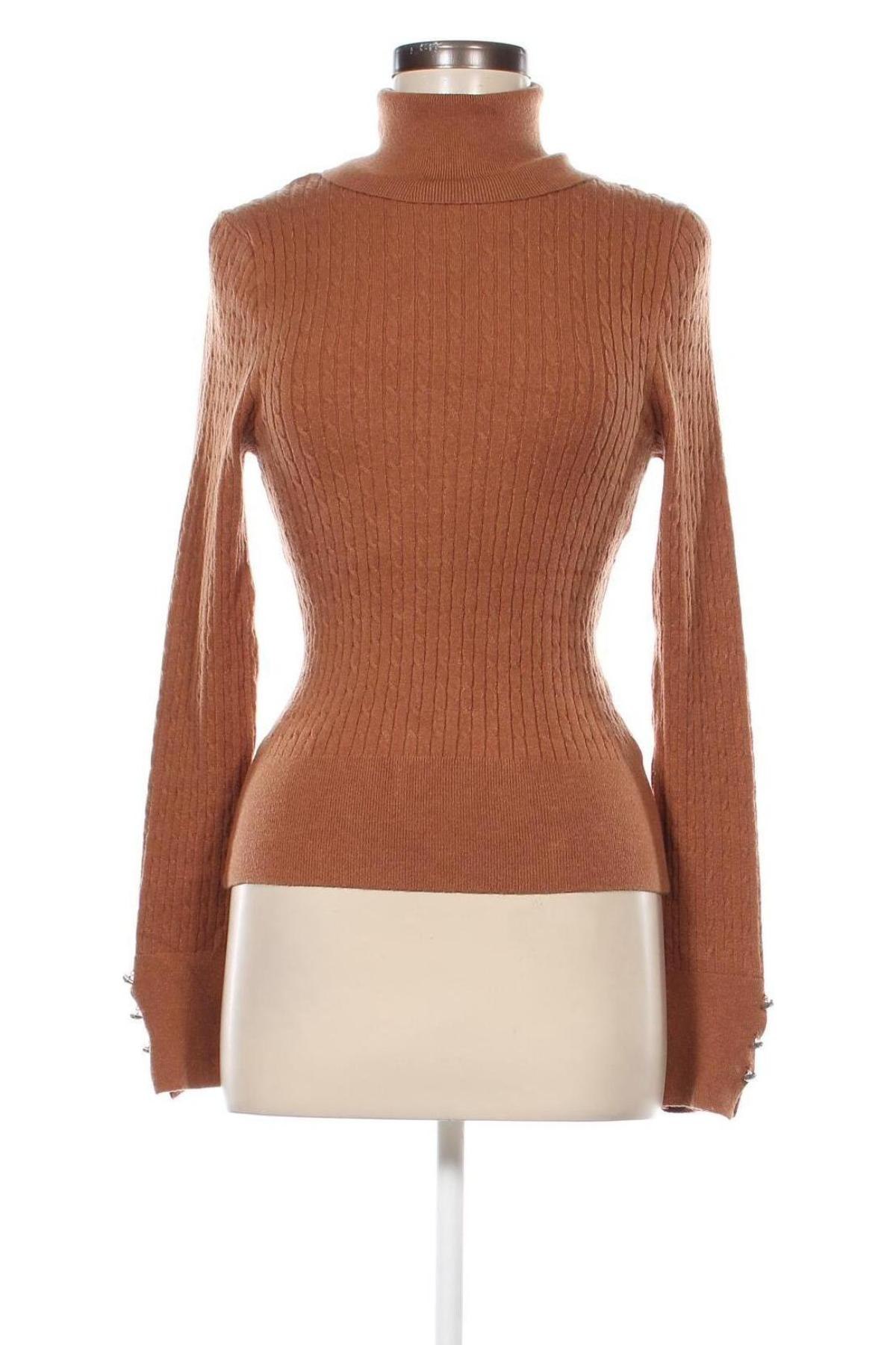 Дамски пуловер ONLY, Размер L, Цвят Кафяв, Цена 62,00 лв.