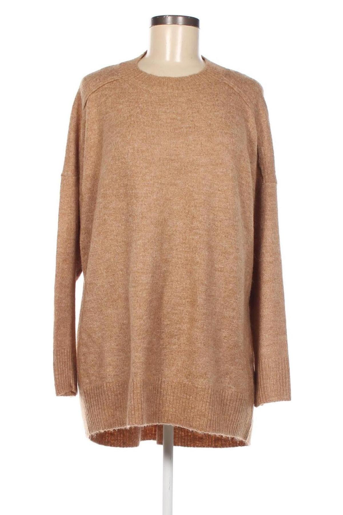 Дамски пуловер ONLY, Размер S, Цвят Кафяв, Цена 20,46 лв.