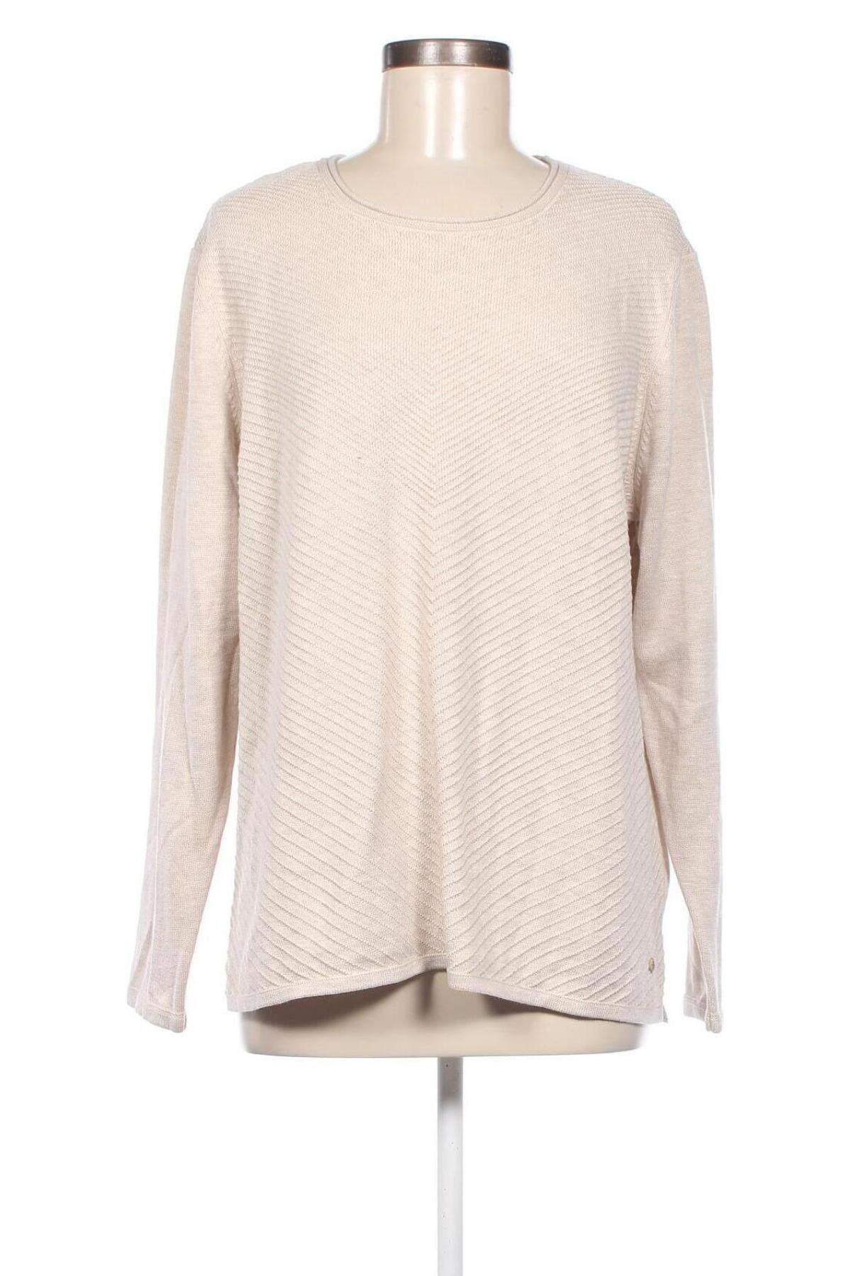 Дамски пуловер Olsen, Размер XXL, Цвят Бежов, Цена 41,00 лв.