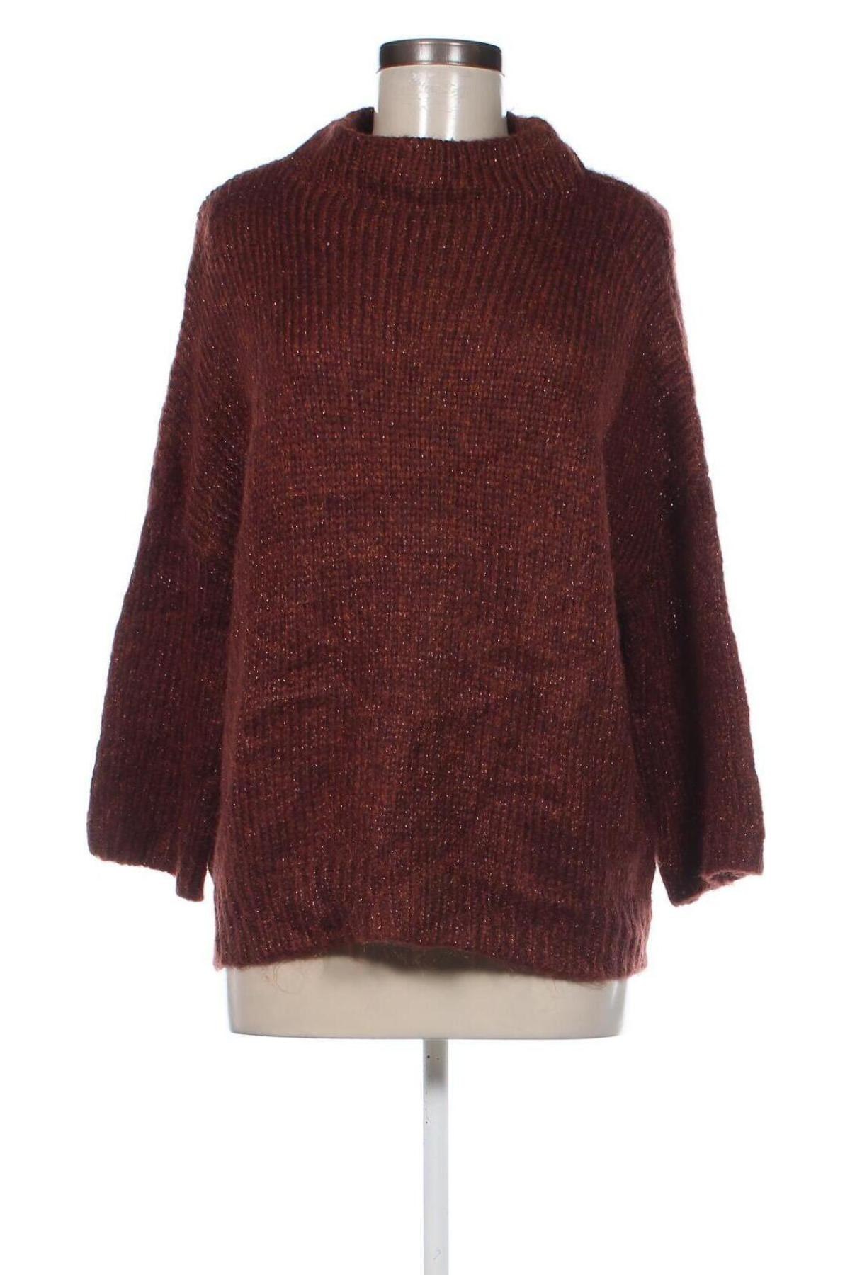 Дамски пуловер Oviesse, Размер M, Цвят Кафяв, Цена 18,40 лв.
