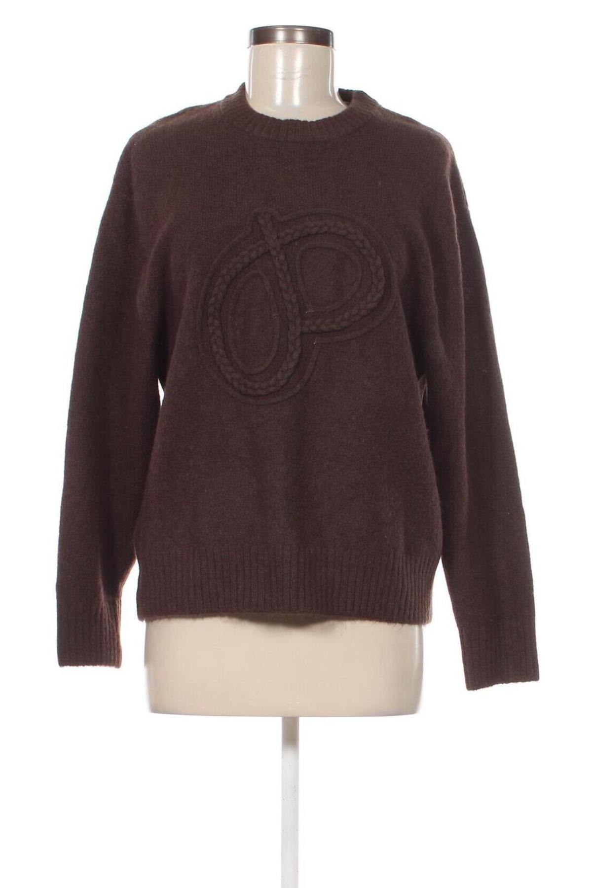 Дамски пуловер Pepe Jeans, Размер M, Цвят Кафяв, Цена 70,00 лв.