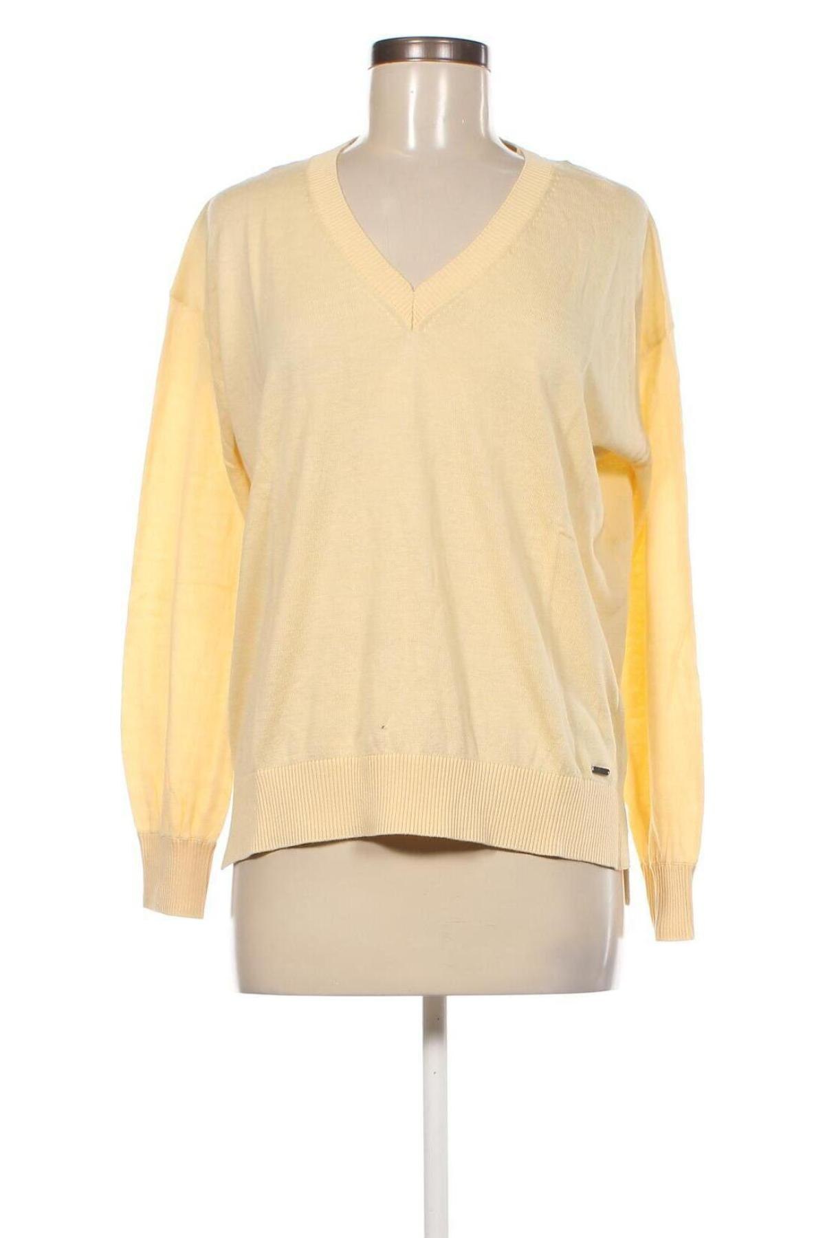 Дамски пуловер Pepe Jeans, Размер XS, Цвят Жълт, Цена 67,20 лв.