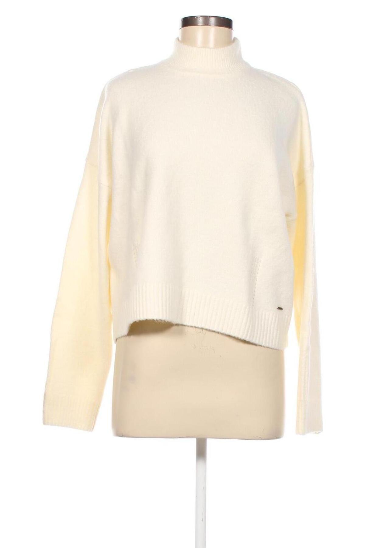 Γυναικείο πουλόβερ Pepe Jeans, Μέγεθος M, Χρώμα Εκρού, Τιμή 10,82 €