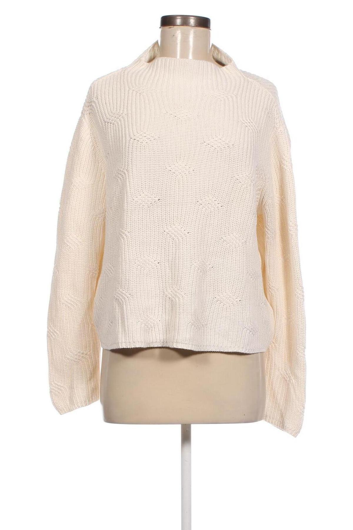 Дамски пуловер Peter Hahn, Размер L, Цвят Екрю, Цена 21,70 лв.