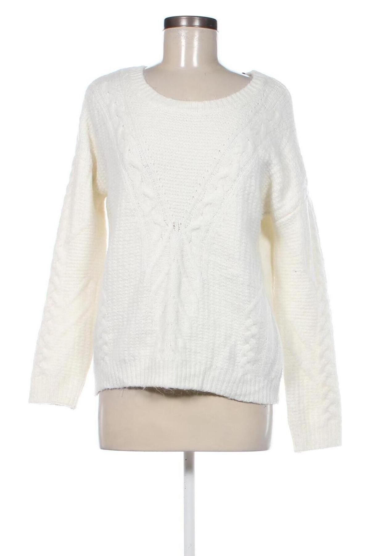 Дамски пуловер Promod, Размер M, Цвят Бял, Цена 10,66 лв.