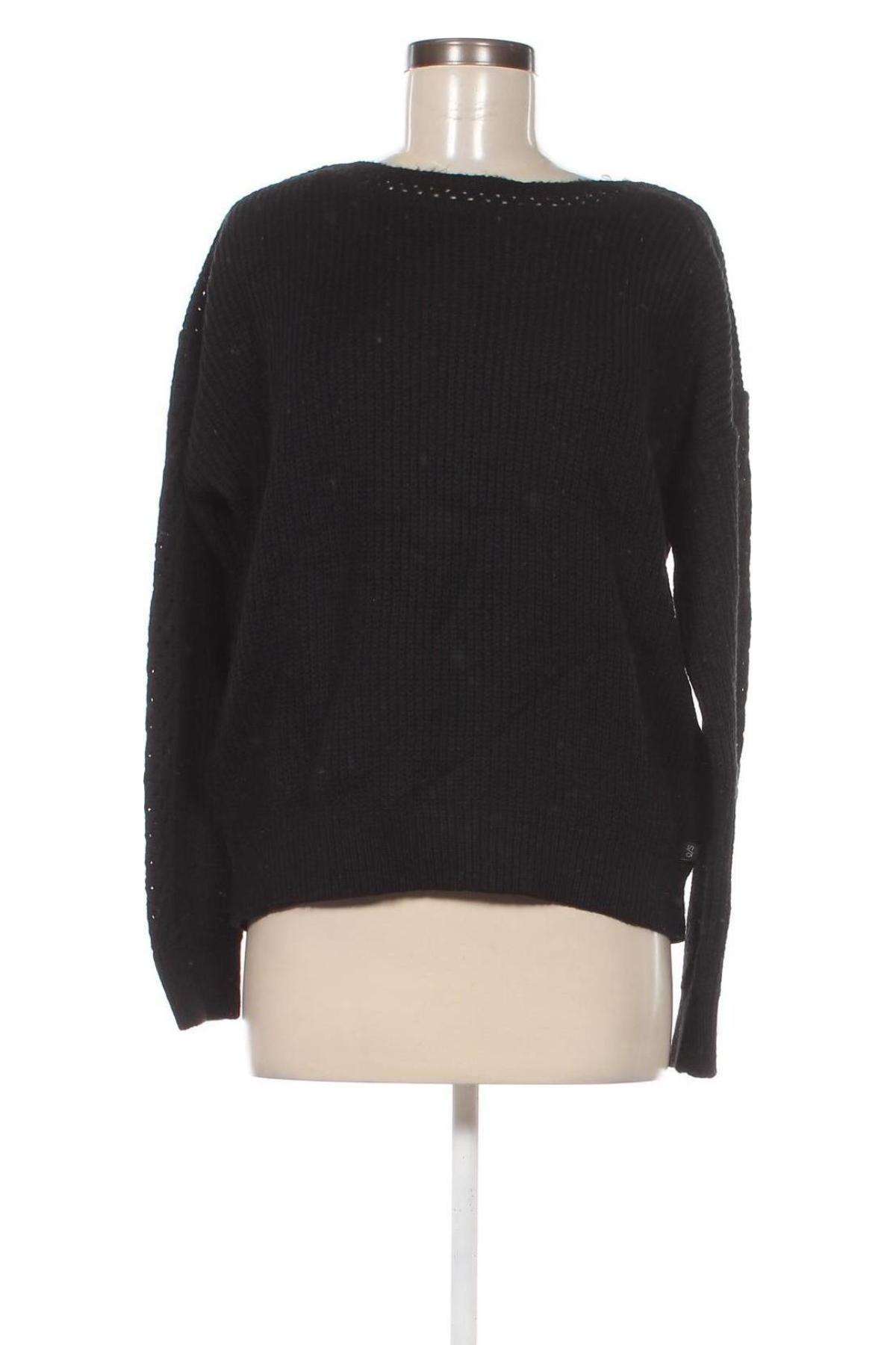 Γυναικείο πουλόβερ Q/S by S.Oliver, Μέγεθος L, Χρώμα Μαύρο, Τιμή 10,14 €
