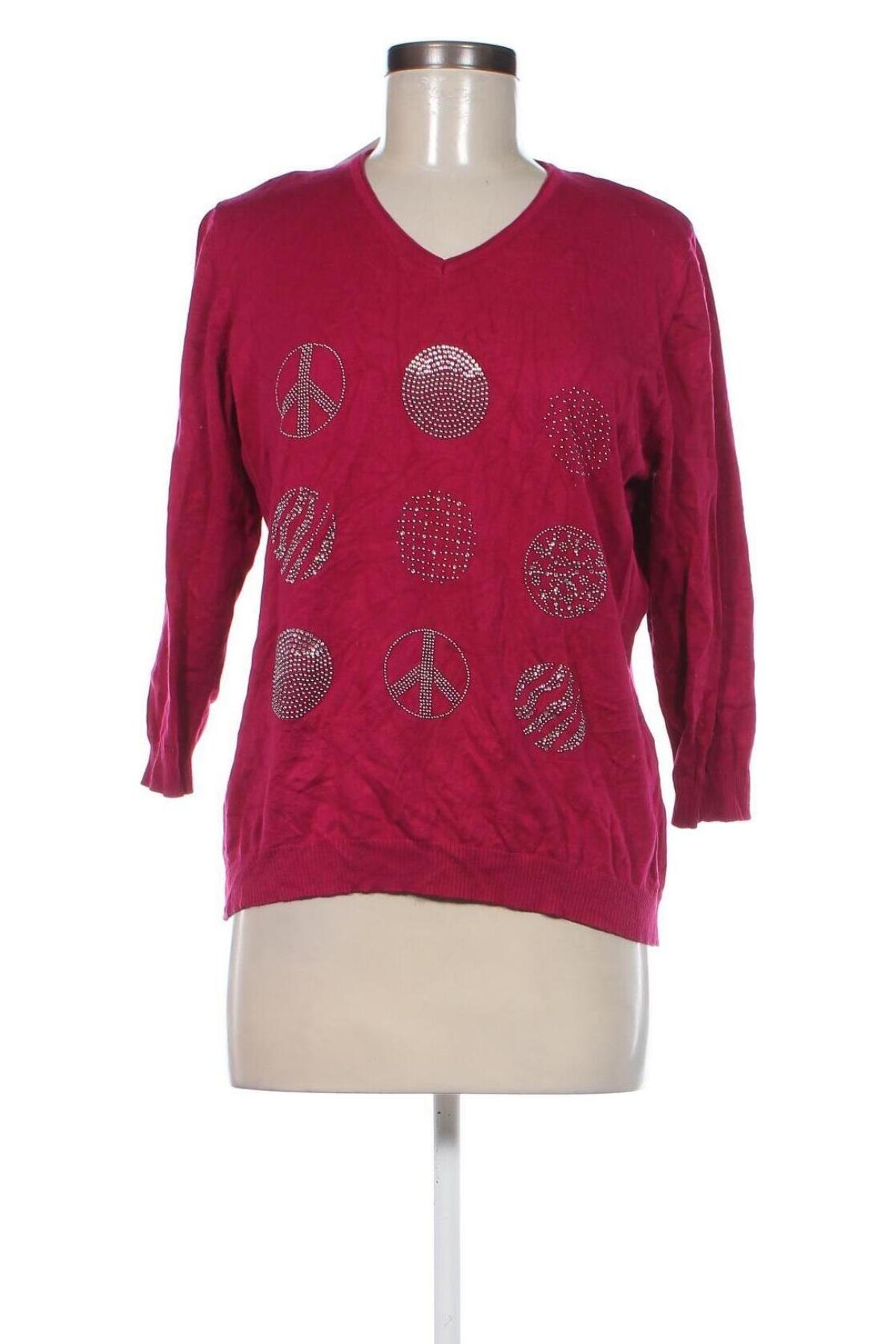 Дамски пуловер Rabe, Размер L, Цвят Розов, Цена 10,80 лв.