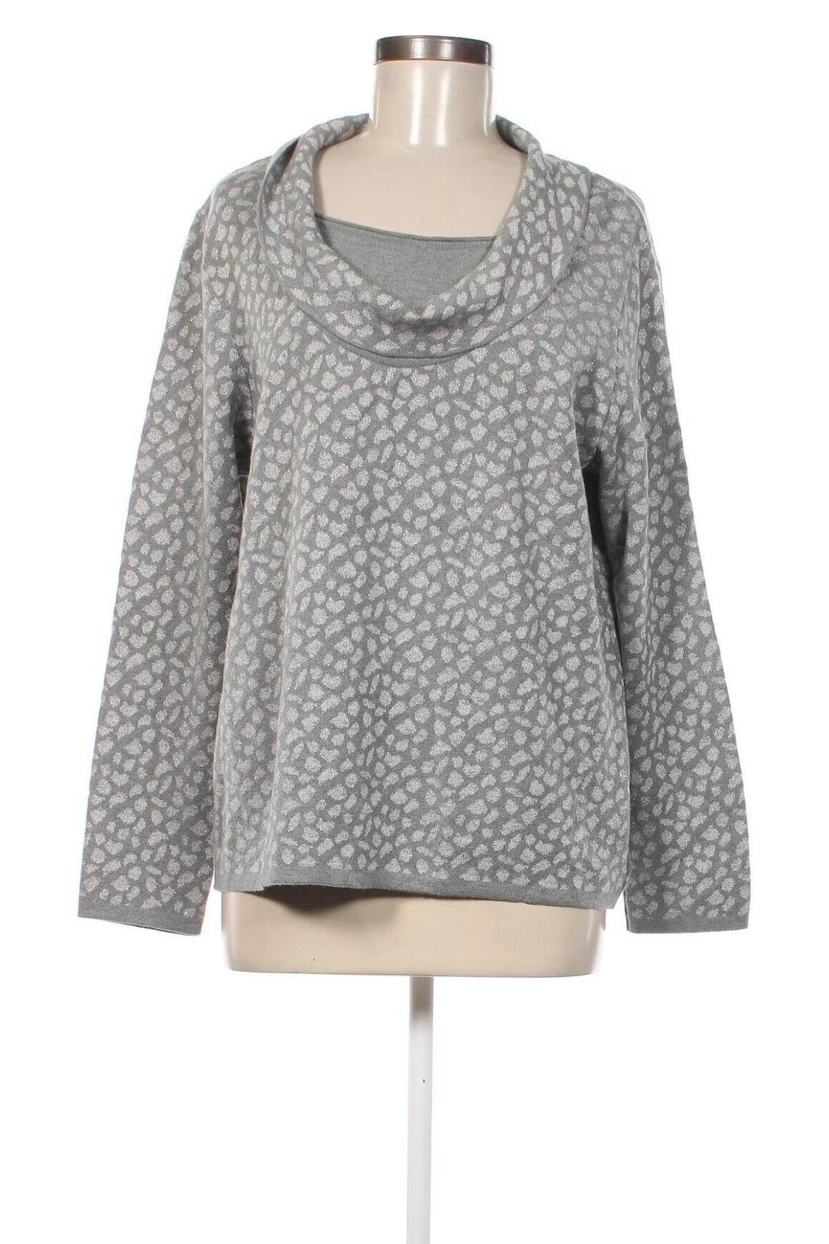 Γυναικείο πουλόβερ Rabe, Μέγεθος XL, Χρώμα Γκρί, Τιμή 12,17 €