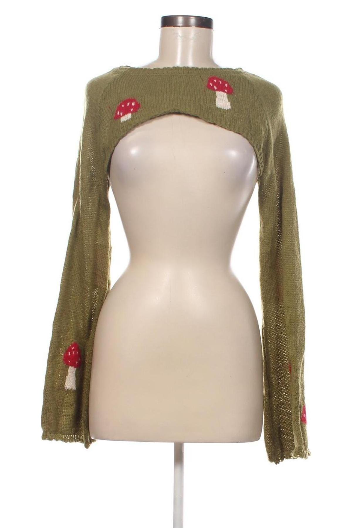Pulover de femei Romwe, Mărime M, Culoare Verde, Preț 60,53 Lei