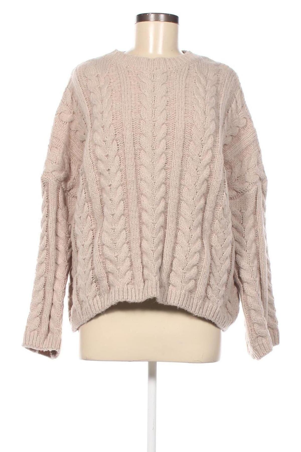 Γυναικείο πουλόβερ SHEIN, Μέγεθος M, Χρώμα  Μπέζ, Τιμή 7,18 €