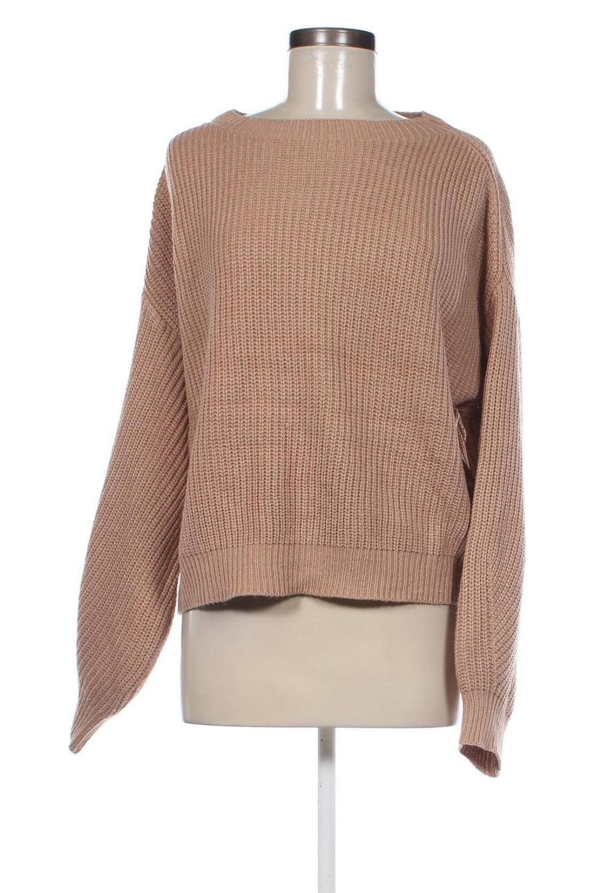 Γυναικείο πουλόβερ SHEIN, Μέγεθος M, Χρώμα  Μπέζ, Τιμή 3,41 €