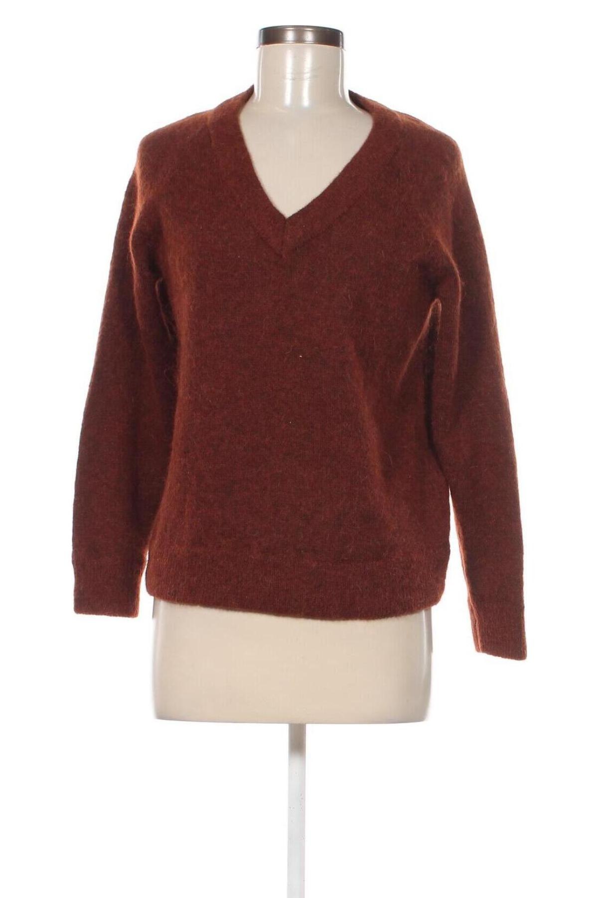 Дамски пуловер Selected Femme, Размер S, Цвят Кафяв, Цена 41,00 лв.