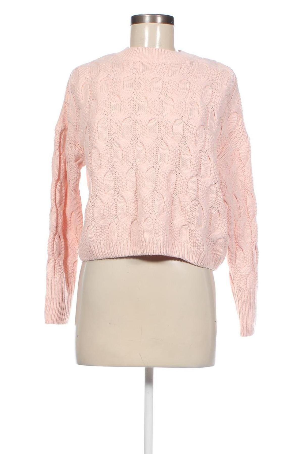 Дамски пуловер Sinsay, Размер XXS, Цвят Розов, Цена 11,60 лв.