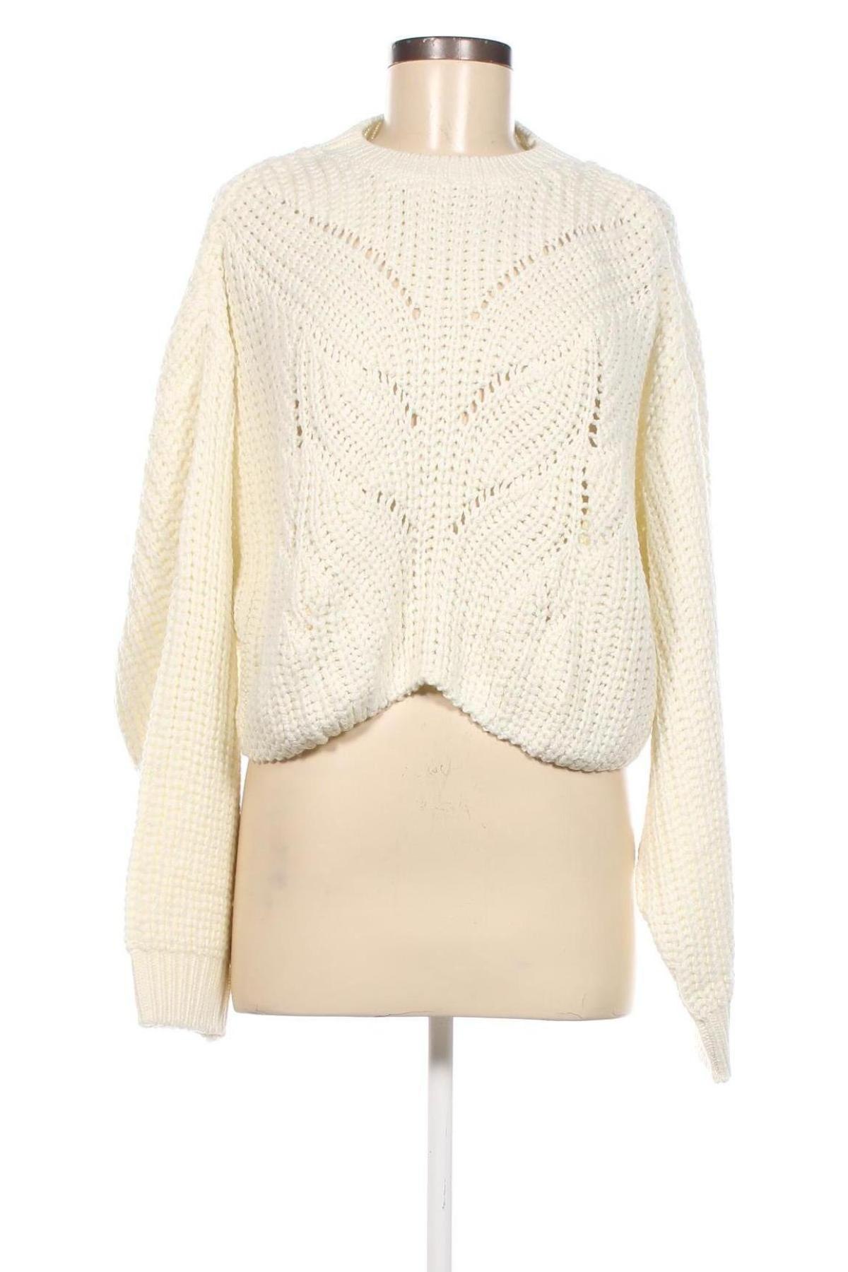 Γυναικείο πουλόβερ Sinsay, Μέγεθος M, Χρώμα Λευκό, Τιμή 5,74 €