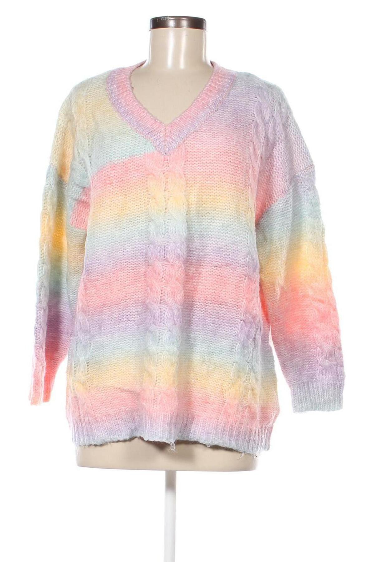 Γυναικείο πουλόβερ Threadz, Μέγεθος M, Χρώμα Πολύχρωμο, Τιμή 5,83 €