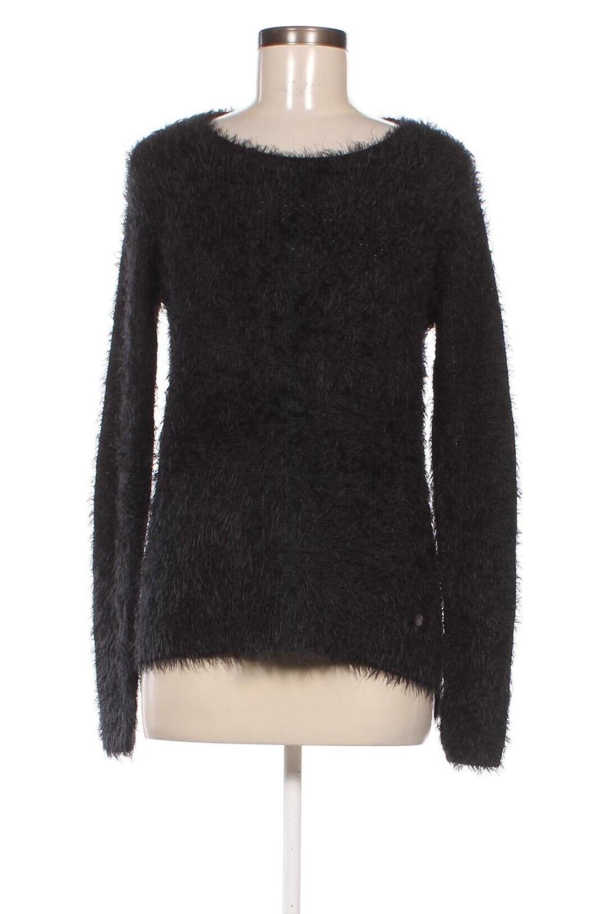 Дамски пуловер Tom Tailor, Размер L, Цвят Черен, Цена 26,69 лв.