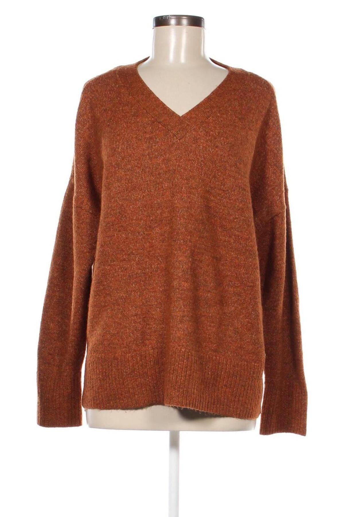 Дамски пуловер Tom Tailor, Размер XL, Цвят Кафяв, Цена 18,45 лв.