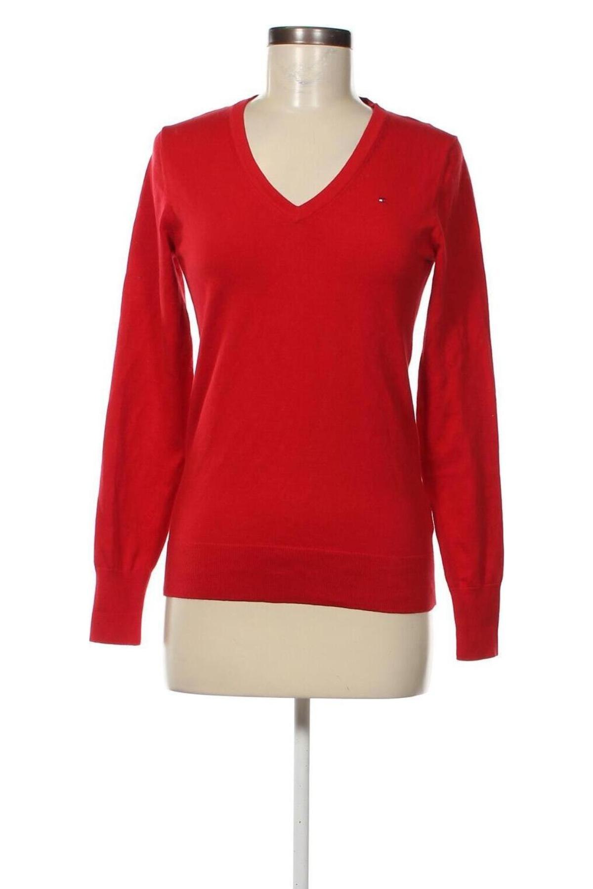 Pulover de femei Tommy Hilfiger, Mărime S, Culoare Roșu, Preț 315,79 Lei