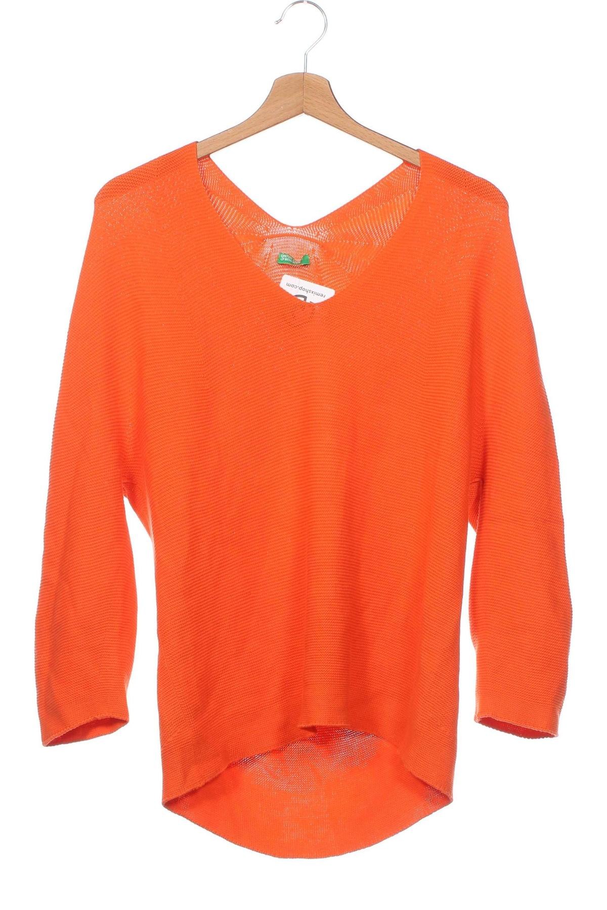 Dámsky pulóver United Colors Of Benetton, Veľkosť XS, Farba Oranžová, Cena  7,95 €