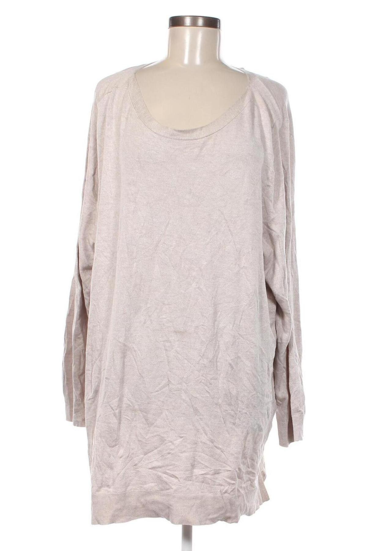 Γυναικείο πουλόβερ Yessica, Μέγεθος 4XL, Χρώμα Γκρί, Τιμή 17,94 €