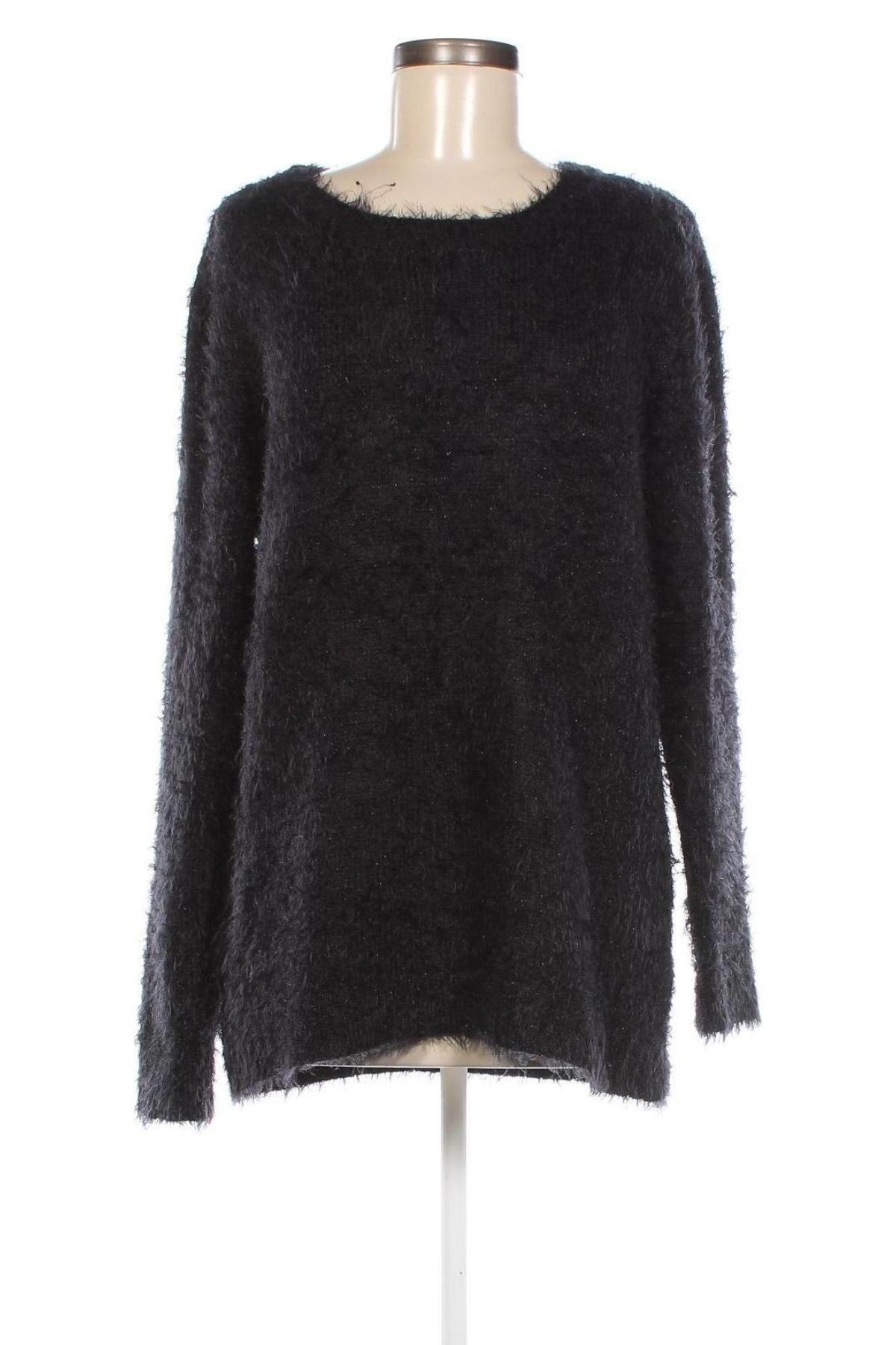 Γυναικείο πουλόβερ Yessica, Μέγεθος L, Χρώμα Μαύρο, Τιμή 7,18 €