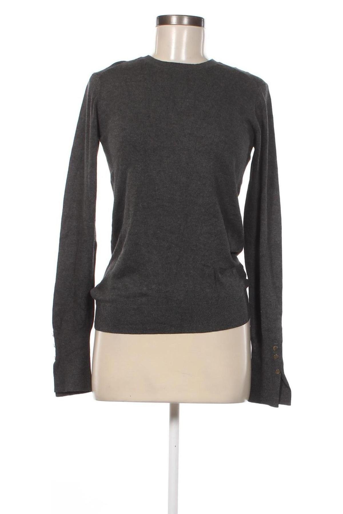 Дамски пуловер Zara, Размер L, Цвят Сив, Цена 8,91 лв.