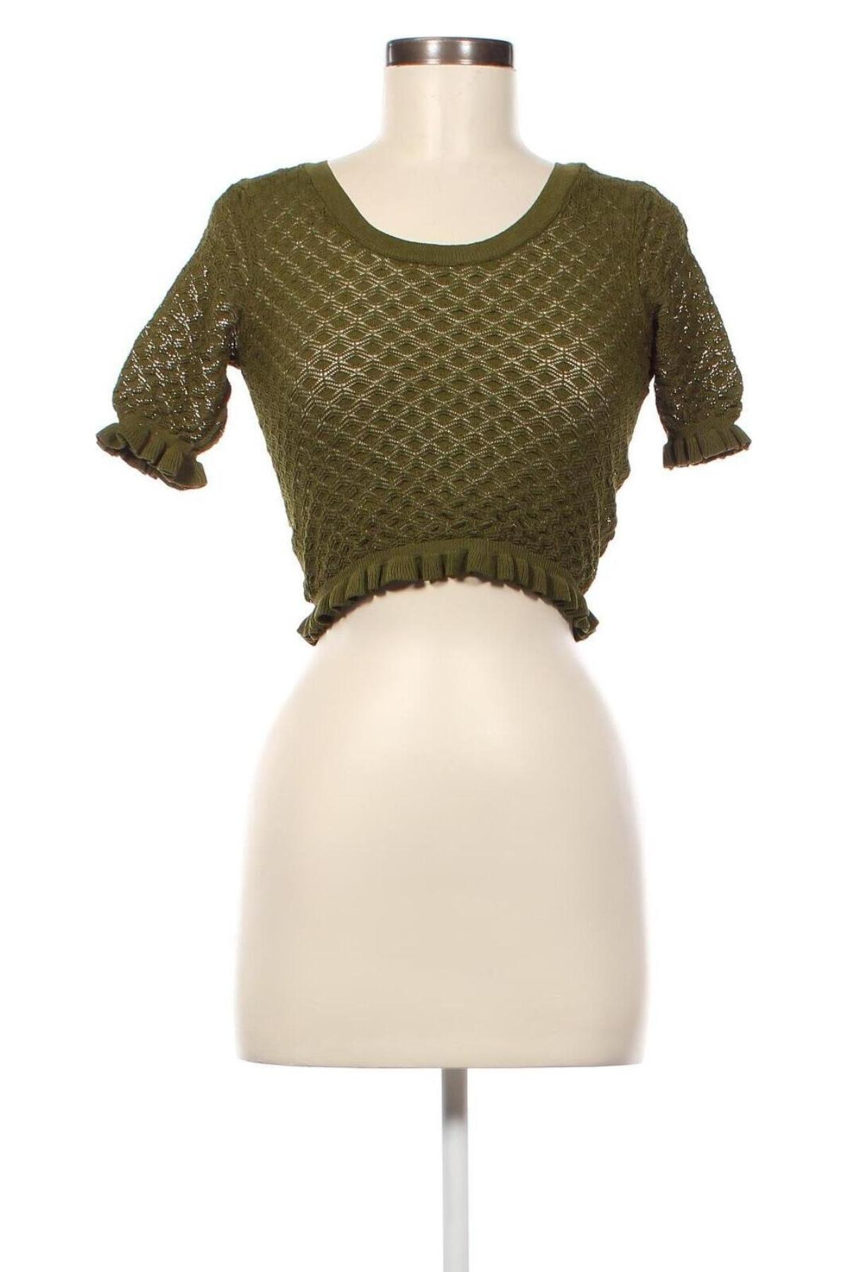 Damenpullover Zara, Größe S, Farbe Grün, Preis 3,01 €