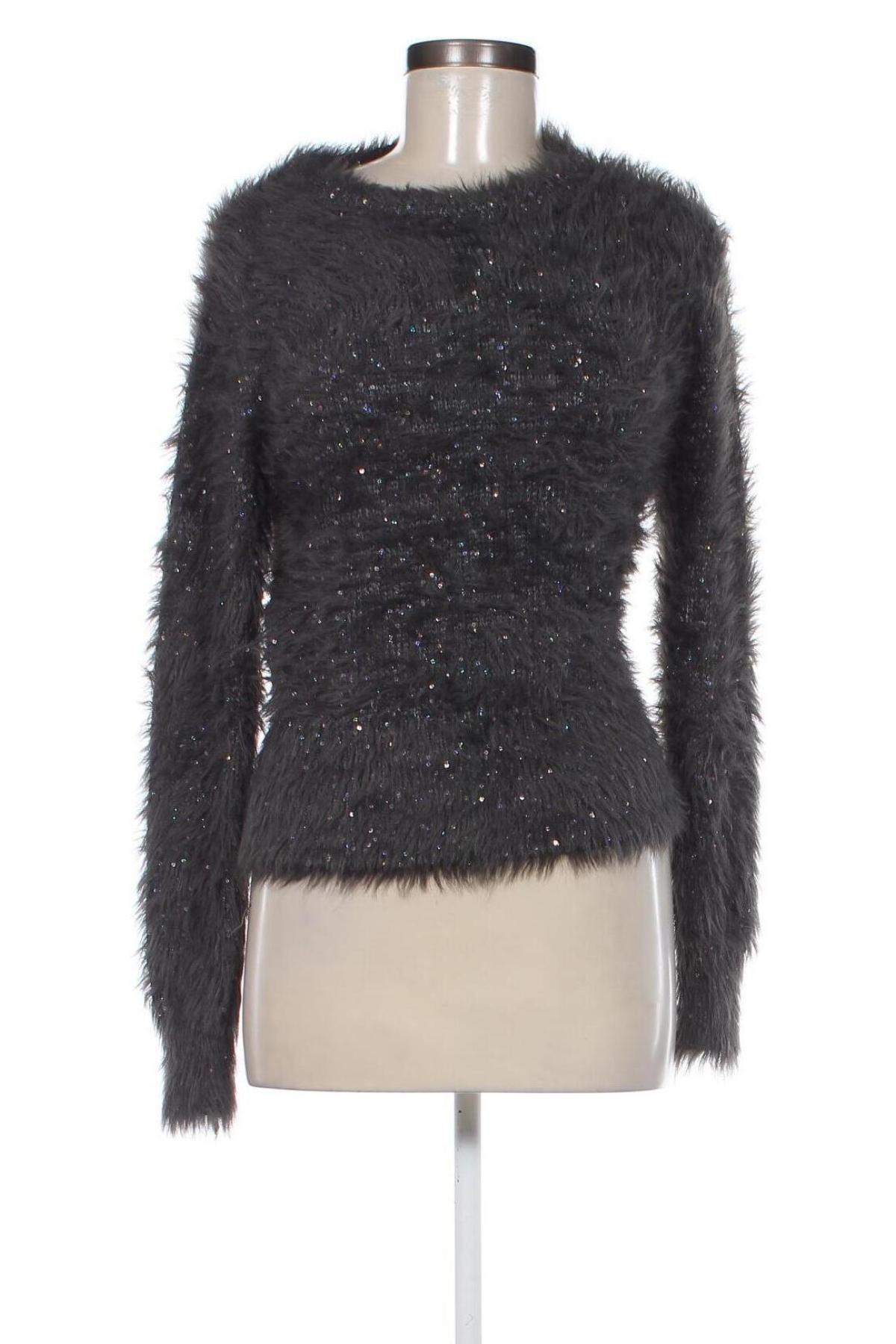 Pulover de femei Zara Knitwear, Mărime M, Culoare Gri, Preț 25,76 Lei