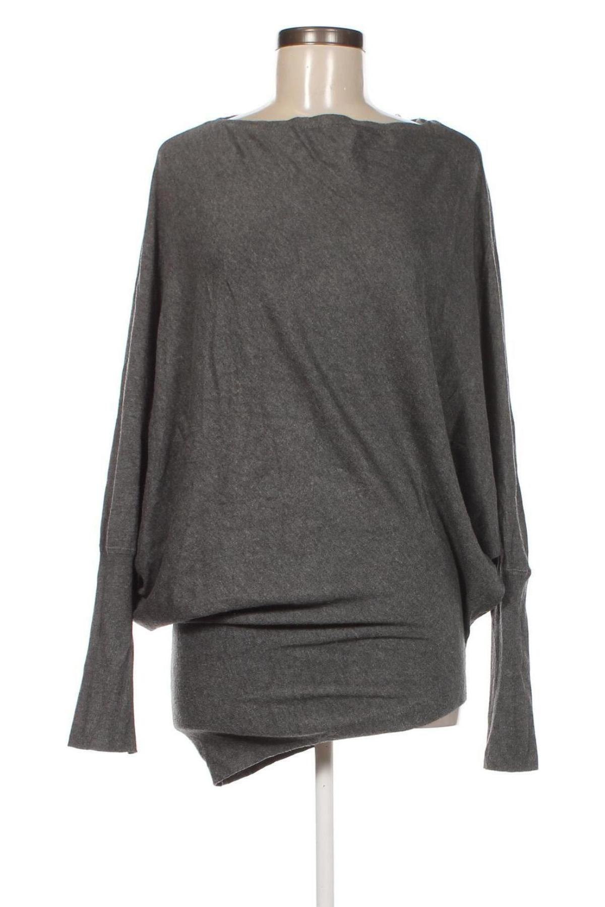 Дамски пуловер Zara Knitwear, Размер M, Цвят Сив, Цена 8,91 лв.