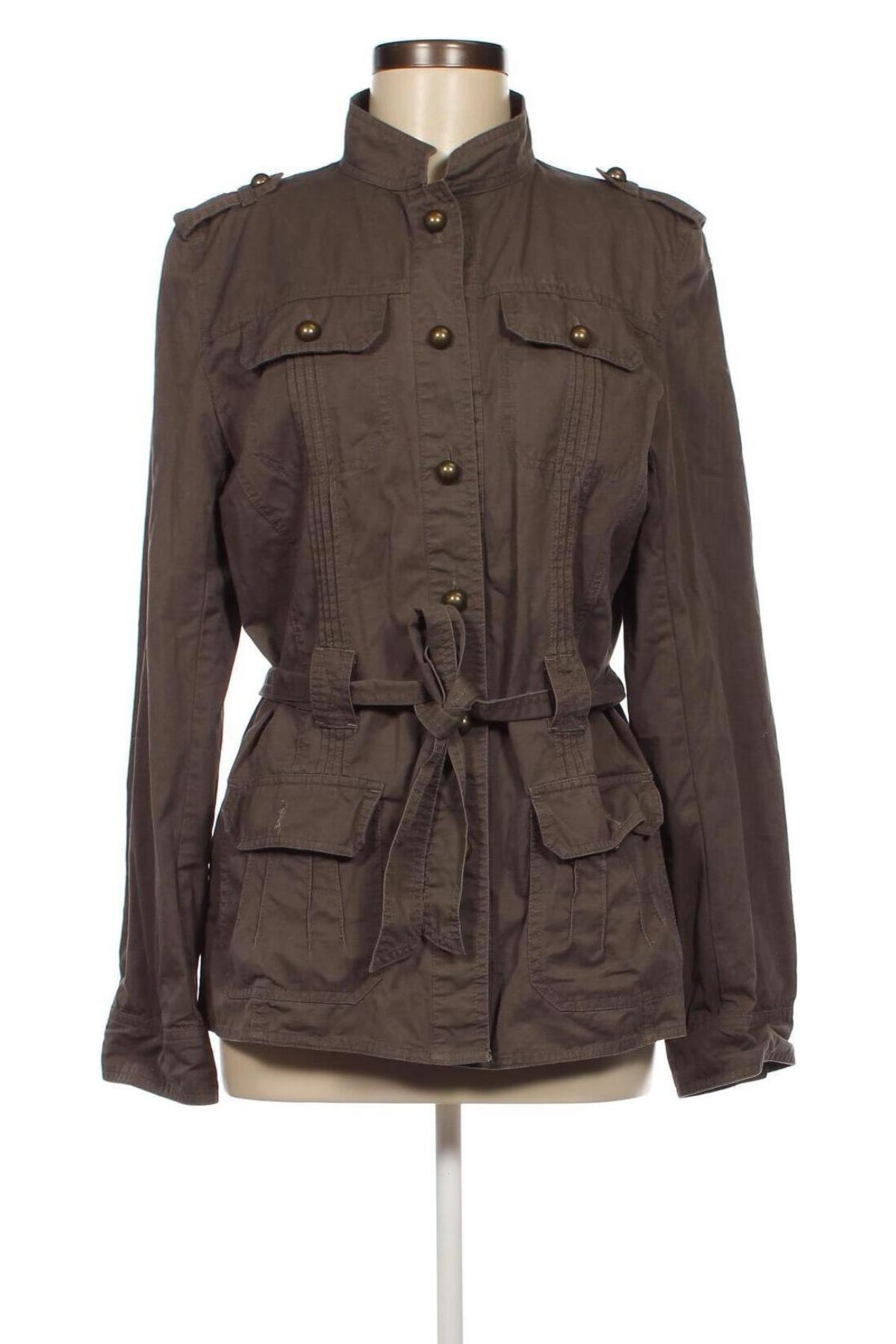 Damen Trench Coat, Größe L, Farbe Grau, Preis € 7,99