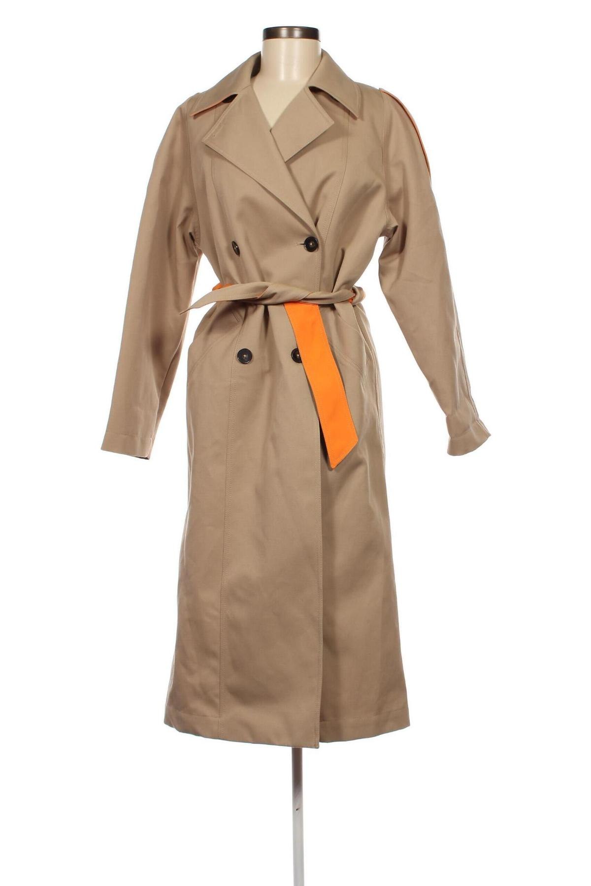 Trench de femei Massimo Dutti, Mărime S, Culoare Bej, Preț 505,85 Lei