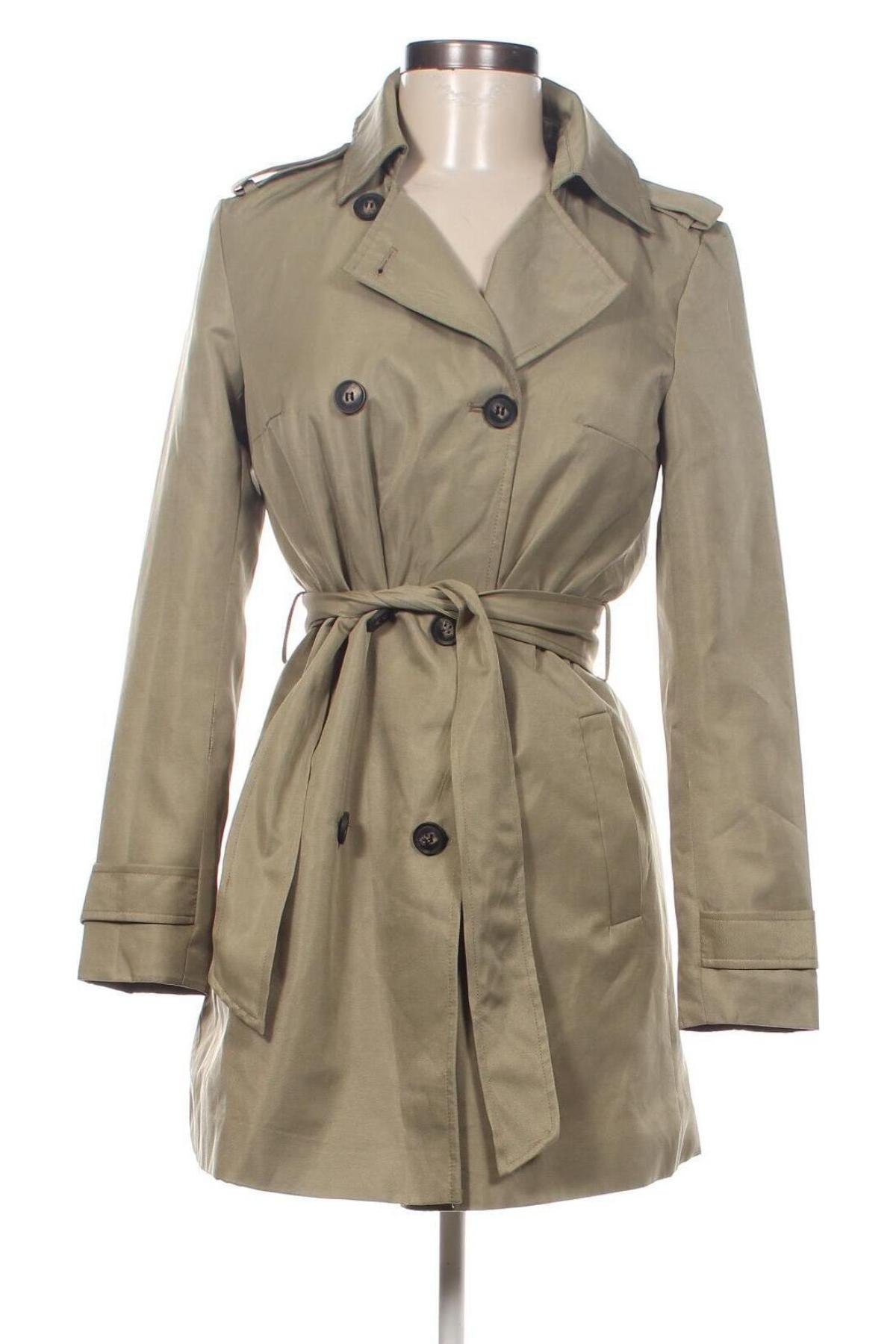 Damen Trench Coat ONLY, Größe XXS, Farbe Grün, Preis € 17,81