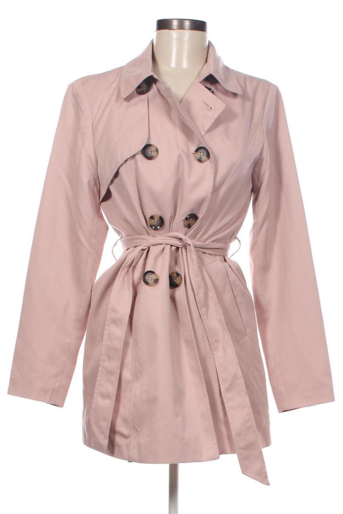 Damen Trench Coat ONLY, Größe XS, Farbe Aschrosa, Preis € 15,03