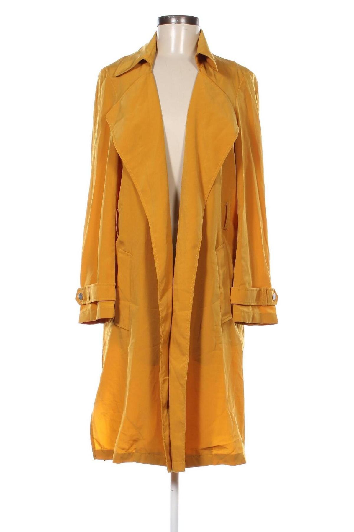 Damen Trench Coat Papaya, Größe M, Farbe Gelb, Preis € 23,49
