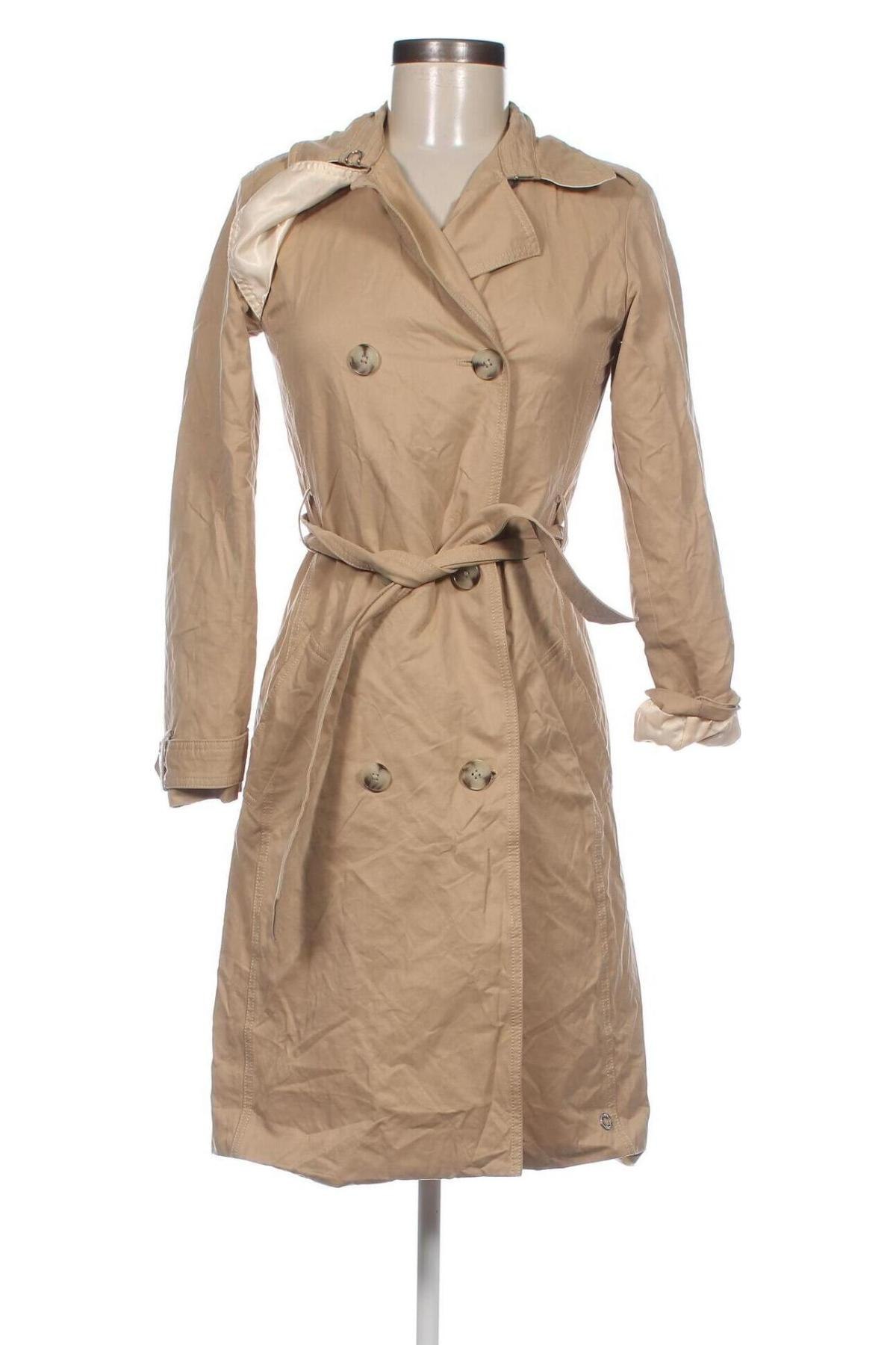 Damen Trench Coat S.Oliver, Größe XXS, Farbe Beige, Preis € 36,54