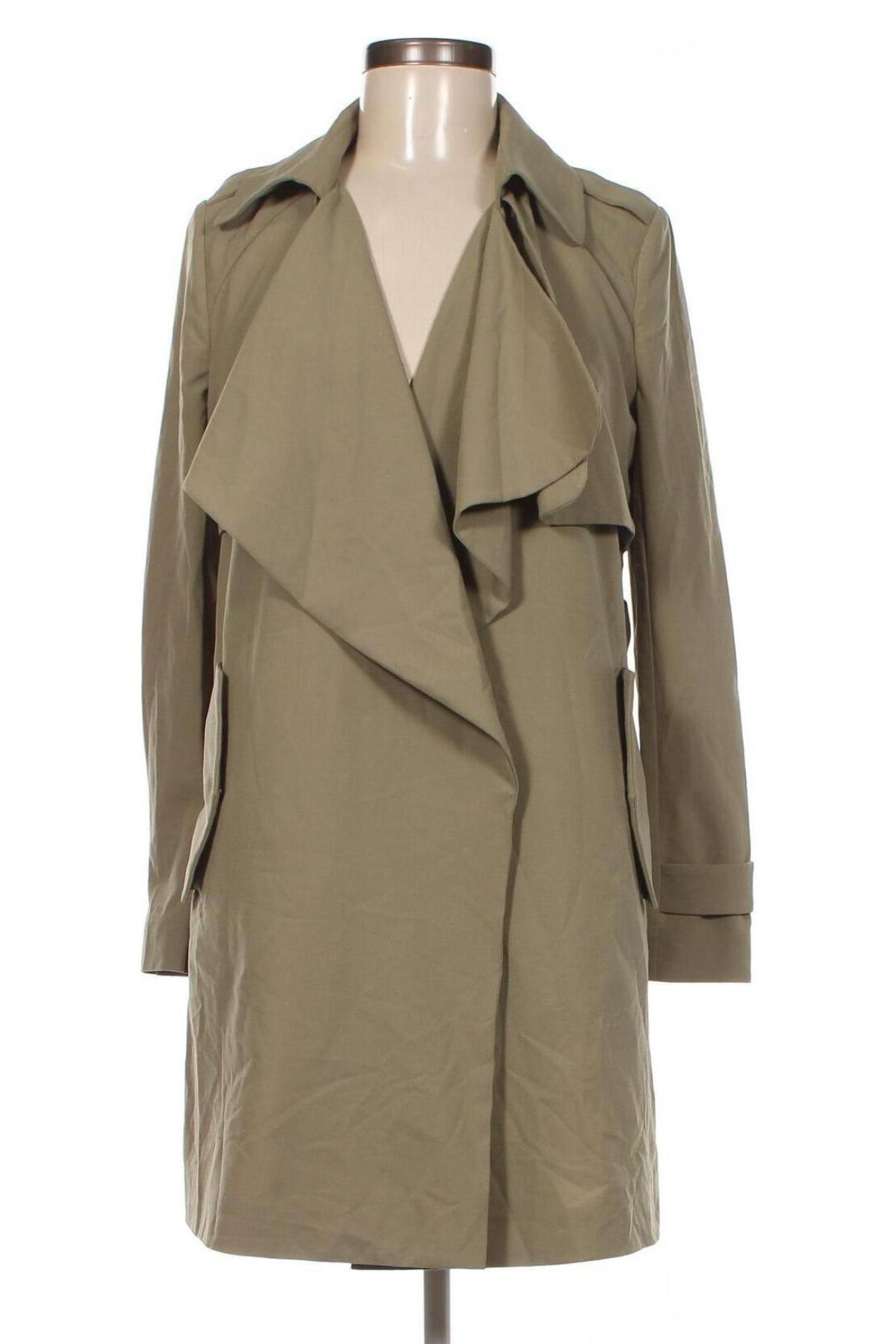 Damen Trenchcoat Vero Moda, Größe S, Farbe Grün, Preis 15,03 €