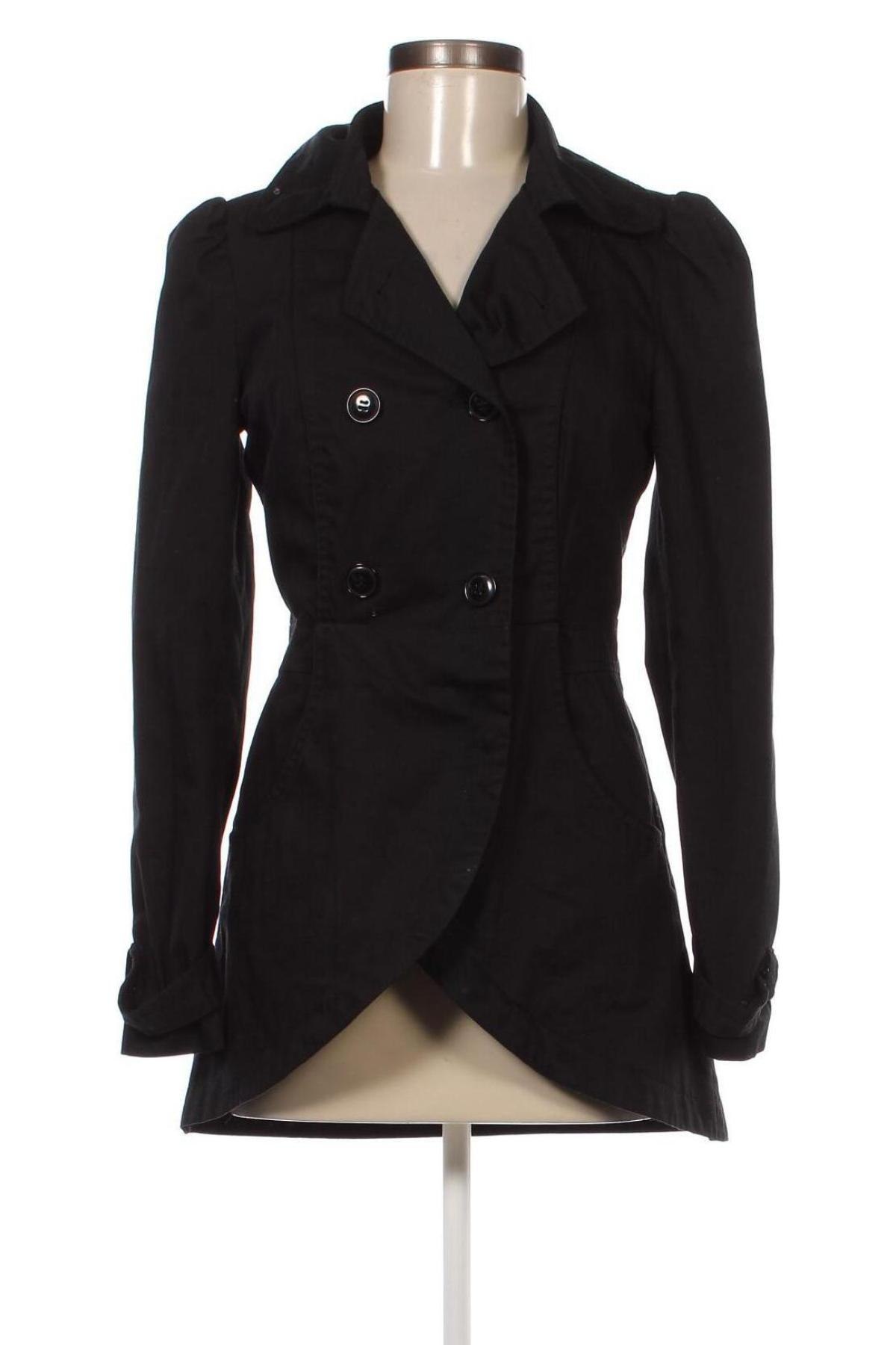 Damen Trench Coat Vero Moda, Größe S, Farbe Schwarz, Preis € 11,36