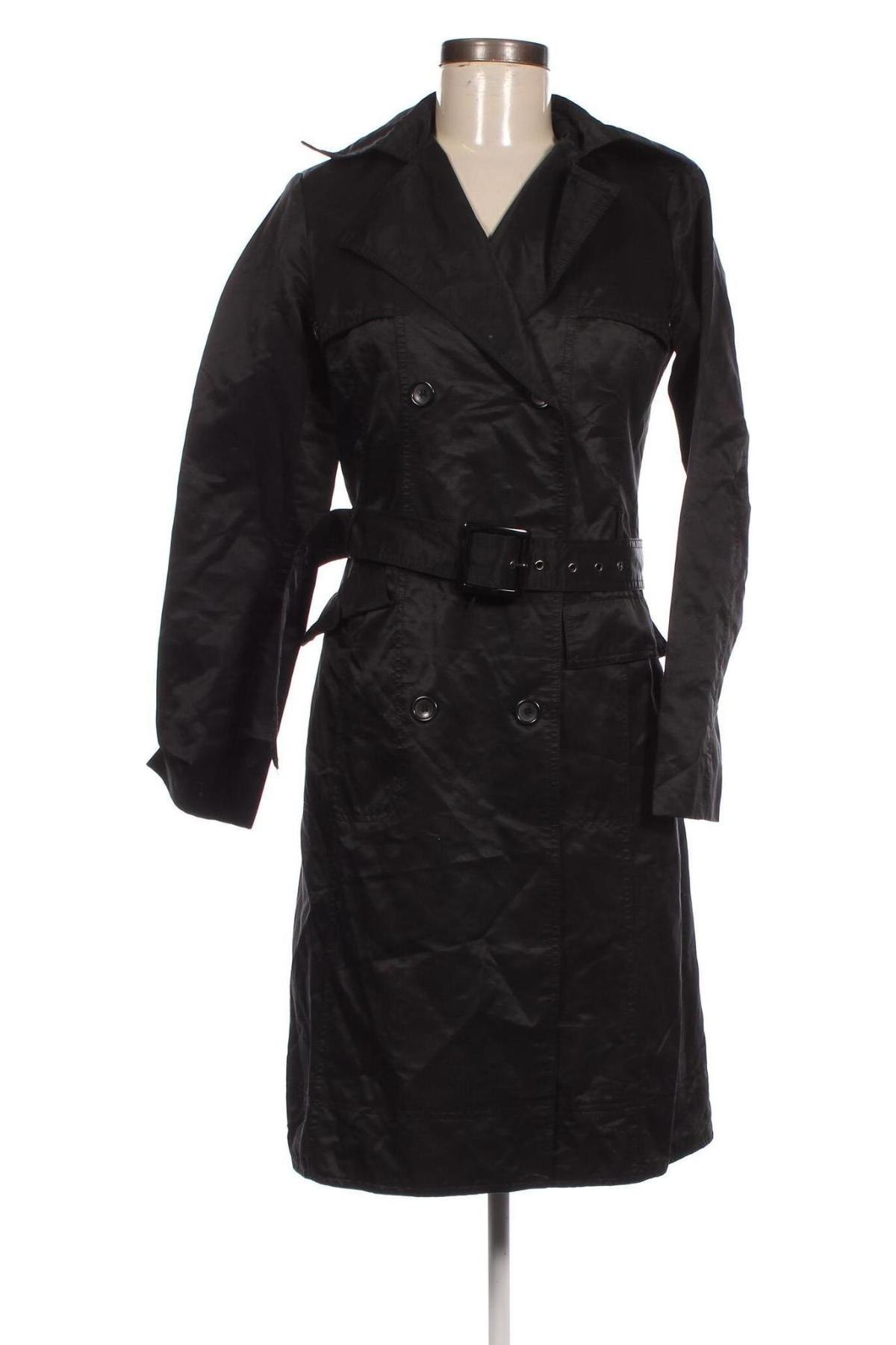 Γυναικεία καμπαρντίνα Zara, Μέγεθος S, Χρώμα Μαύρο, Τιμή 34,02 €