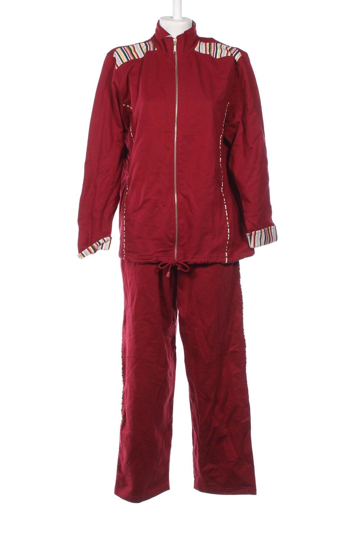 Damen Trainingsanzug, Größe L, Farbe Rot, Preis 23,66 €