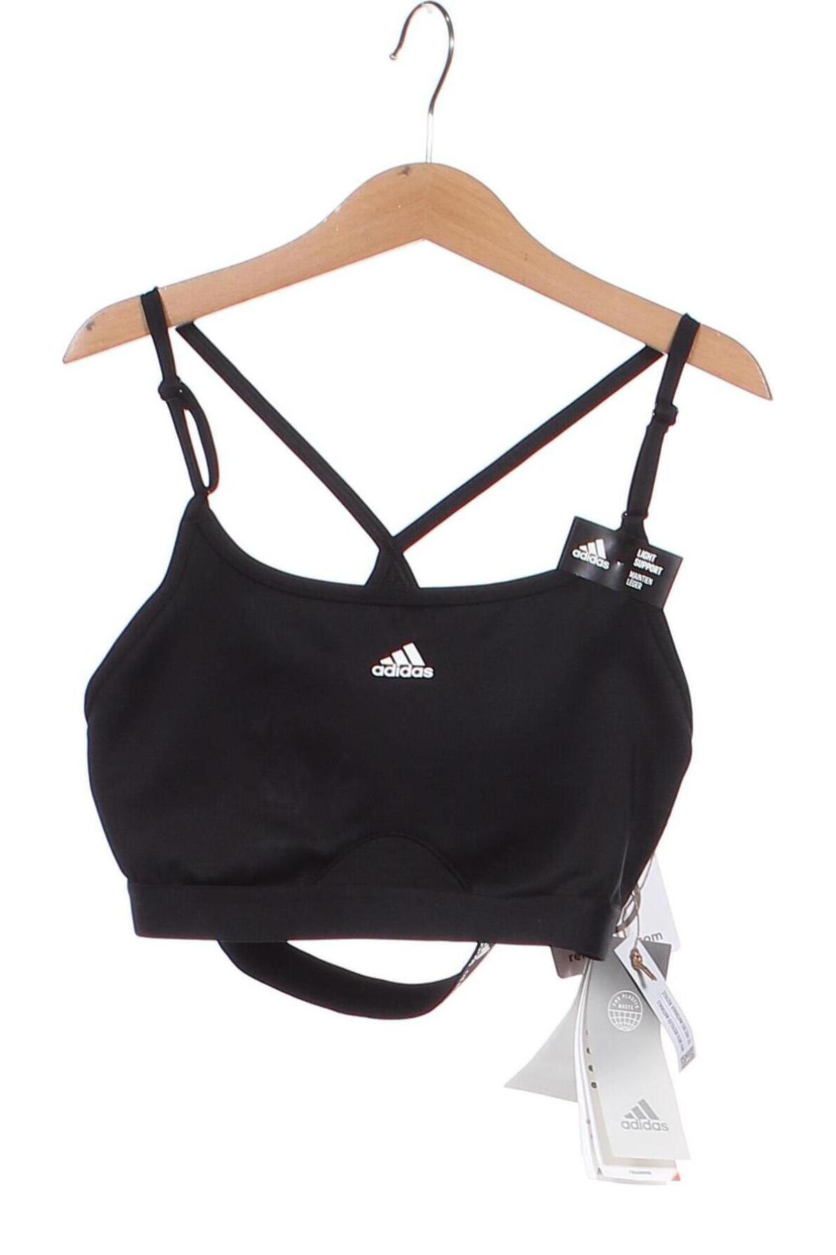 Damski sportowy top Adidas, Rozmiar XS, Kolor Czarny, Cena 205,24 zł