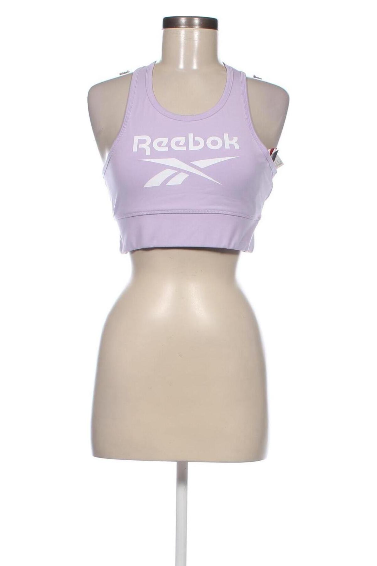 Γυναίκειο αθλητικό τοπ Reebok, Μέγεθος L, Χρώμα Βιολετί, Τιμή 7,94 €