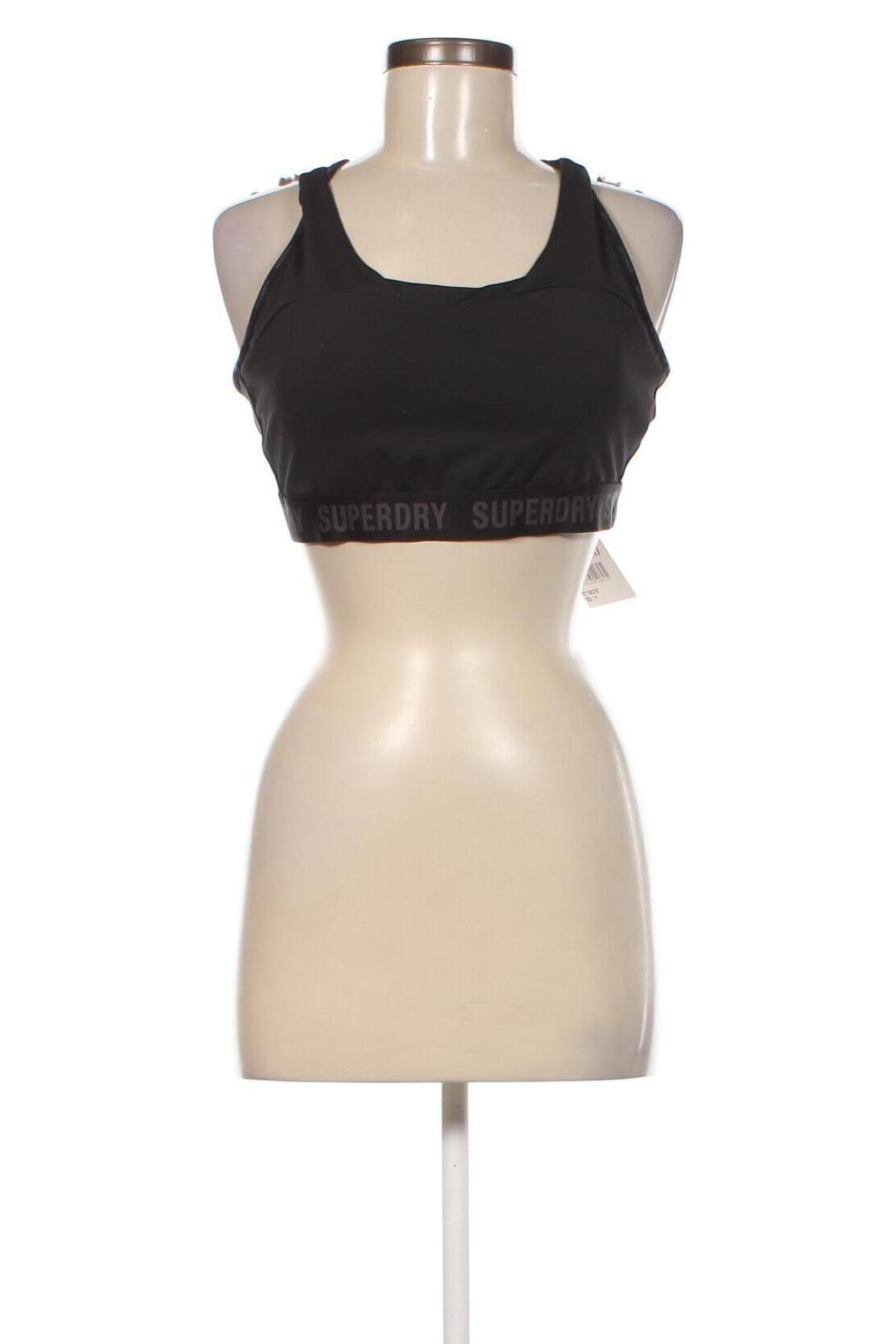 Γυναίκειο αθλητικό τοπ Superdry, Μέγεθος XL, Χρώμα Μαύρο, Τιμή 27,84 €