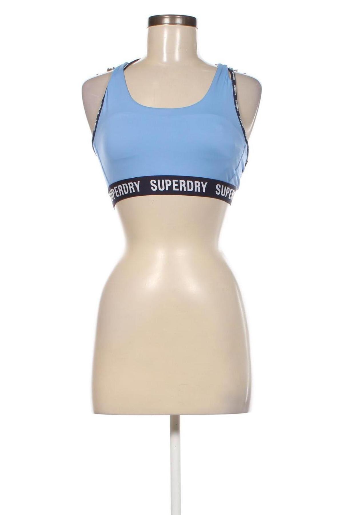 Γυναίκειο αθλητικό τοπ Superdry, Μέγεθος M, Χρώμα Μπλέ, Τιμή 8,63 €